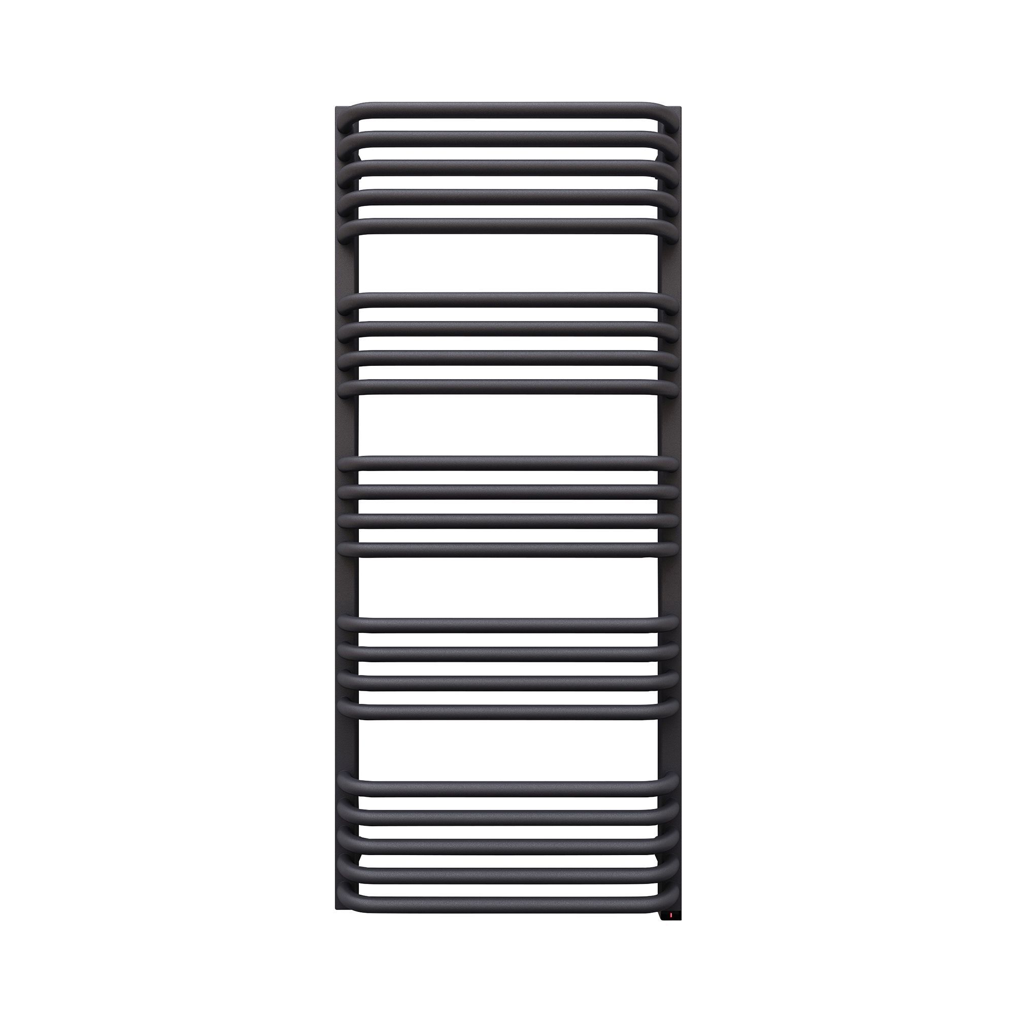 Terma Alex ONE Modern grey Towel warmer (W)500mm x (H)1140mm