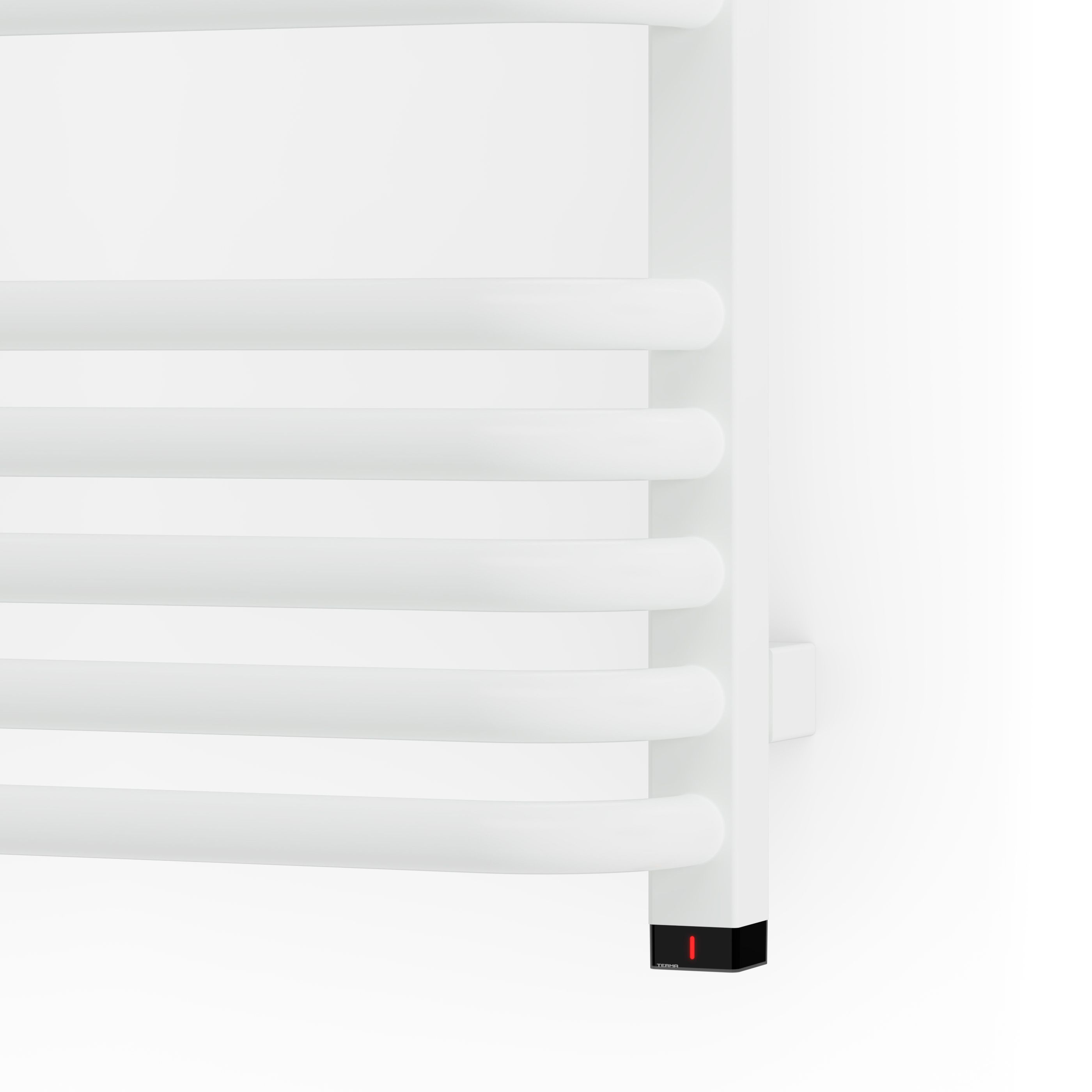 Terma Alex White Towel warmer (W)500mm x (H)1140mm