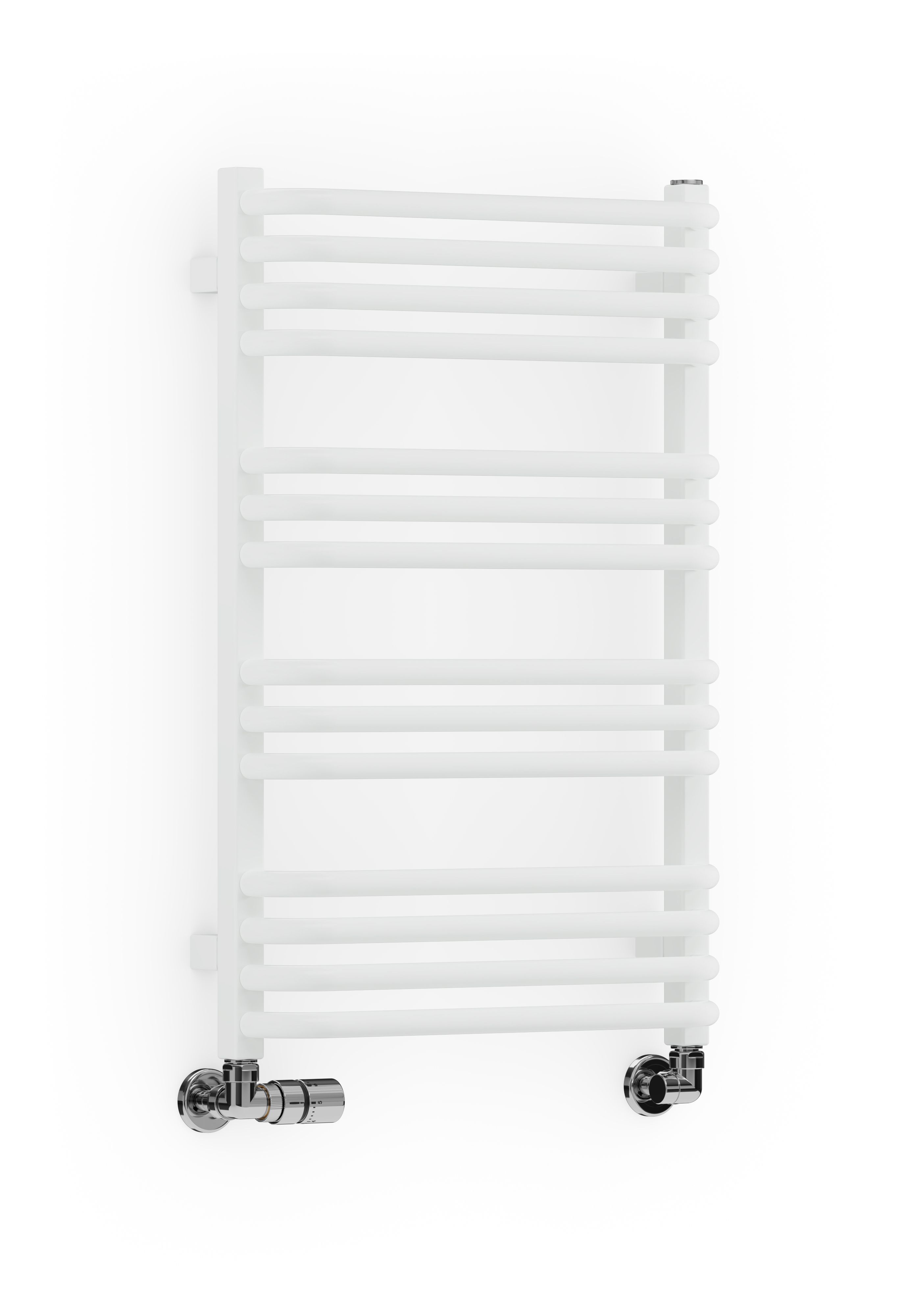 Terma Alex White Towel warmer (W)500mm x (H)760mm