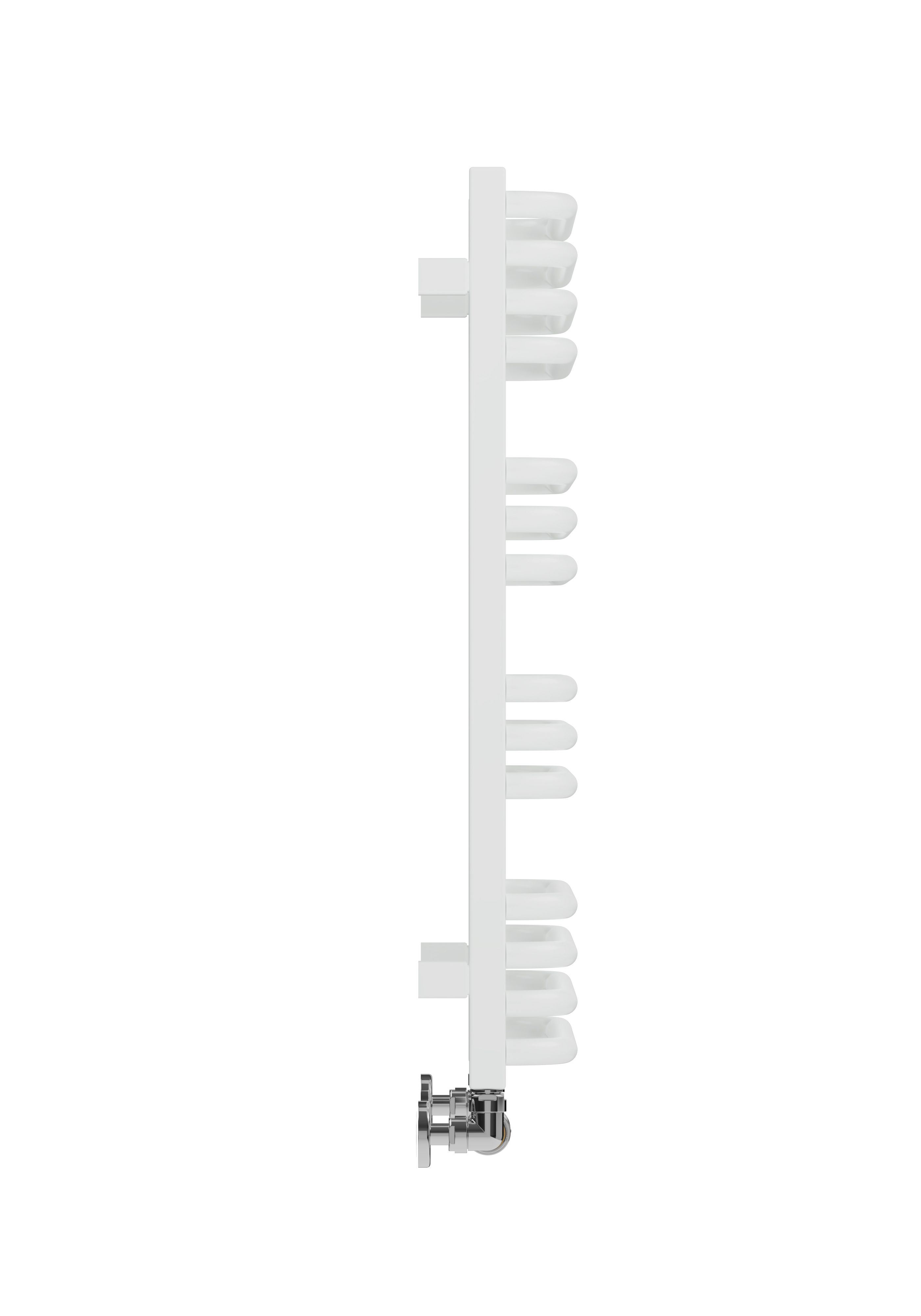 Terma Alex White Towel warmer (W)500mm x (H)760mm