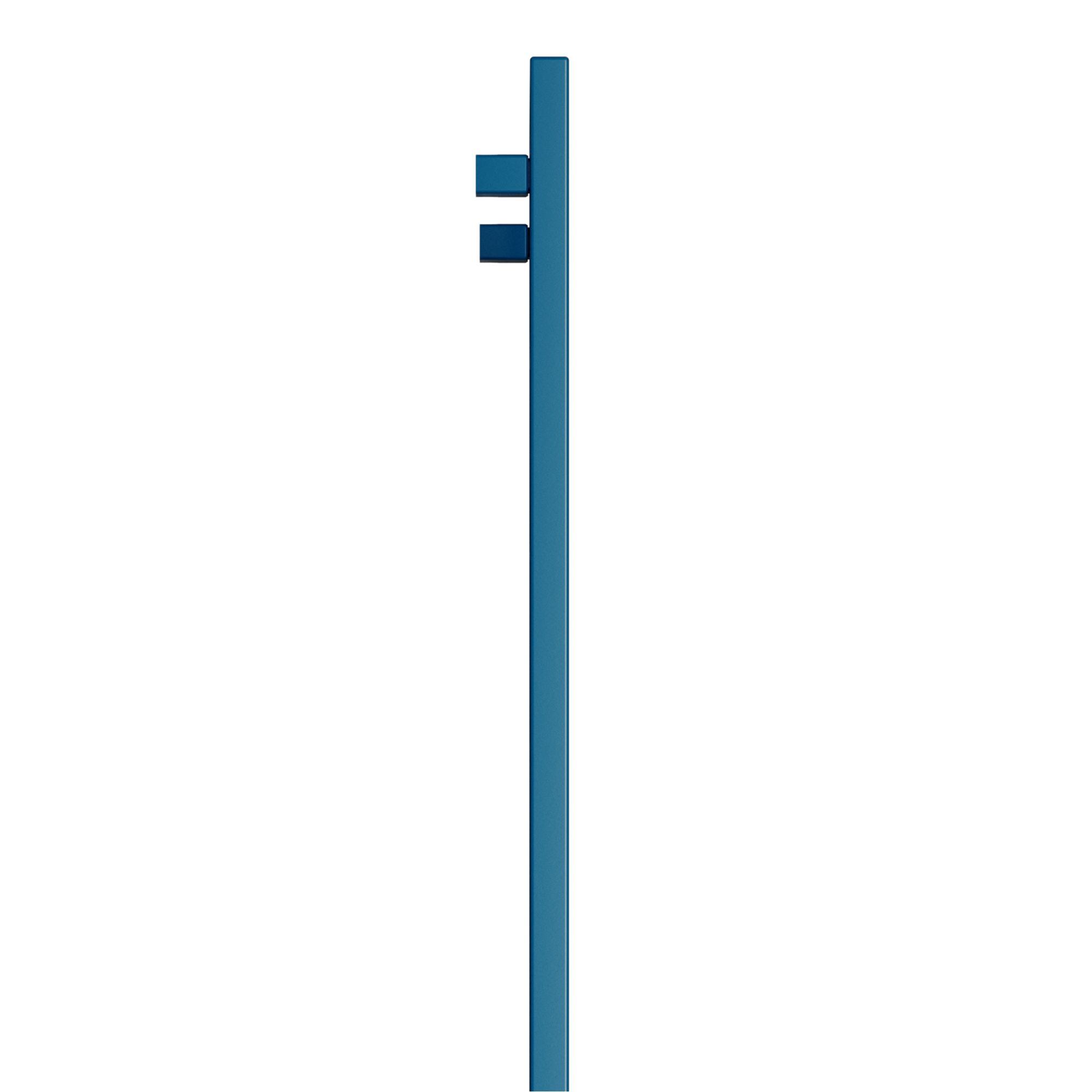 Terma Angus Satin blue Vertical Designer Radiator, (W)520mm x (H)1460mm