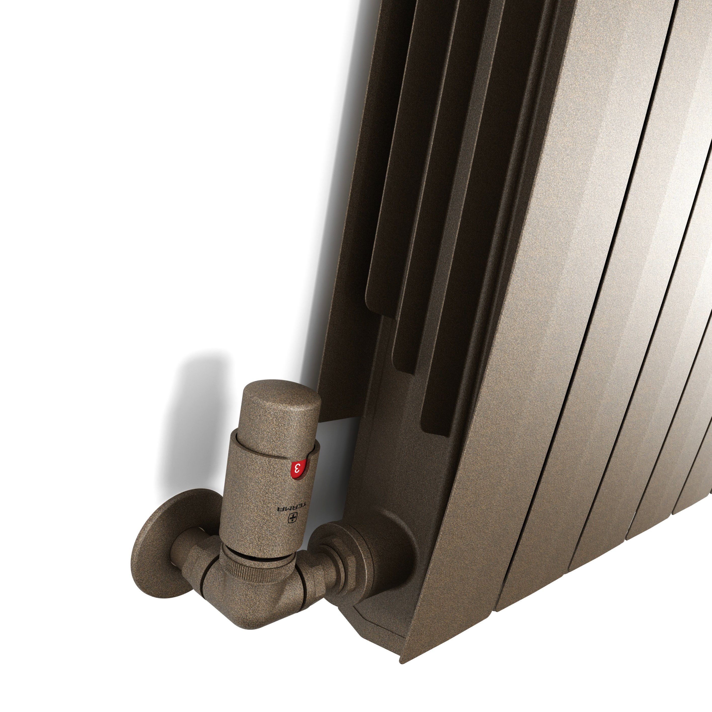 Terma Bergamo Quartz Mocha Hydronic Horizontal Designer 4995BTU Radiator, (W)1040mm x (H)590mm