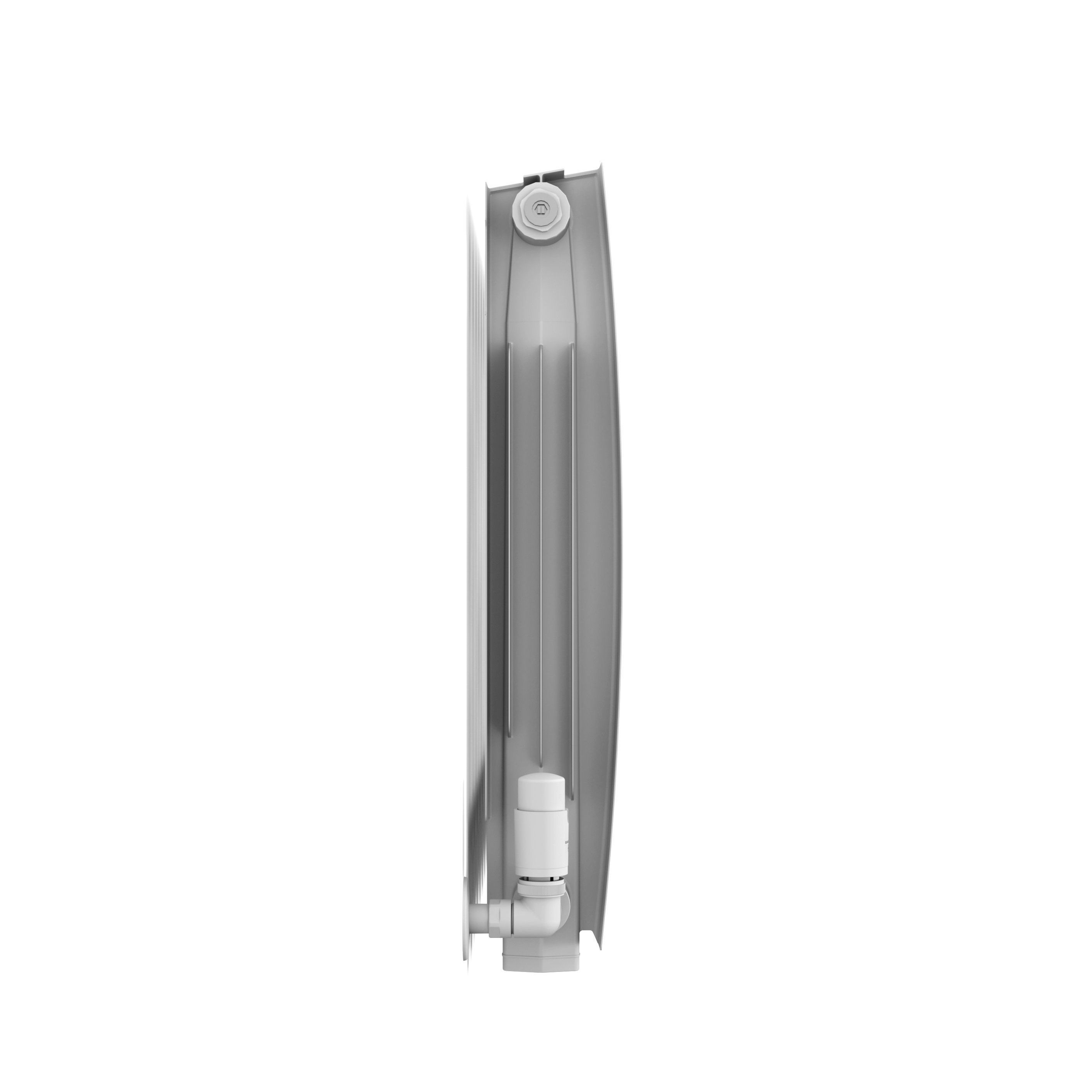 Terma Bergamo White Hydronic Horizontal Designer 4995BTU Radiator, (W)1040mm x (H)590mm