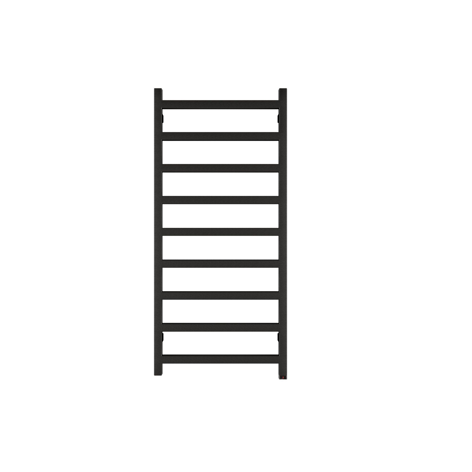 Terma Black Flat Towel warmer (W)500mm x (H)1080mm