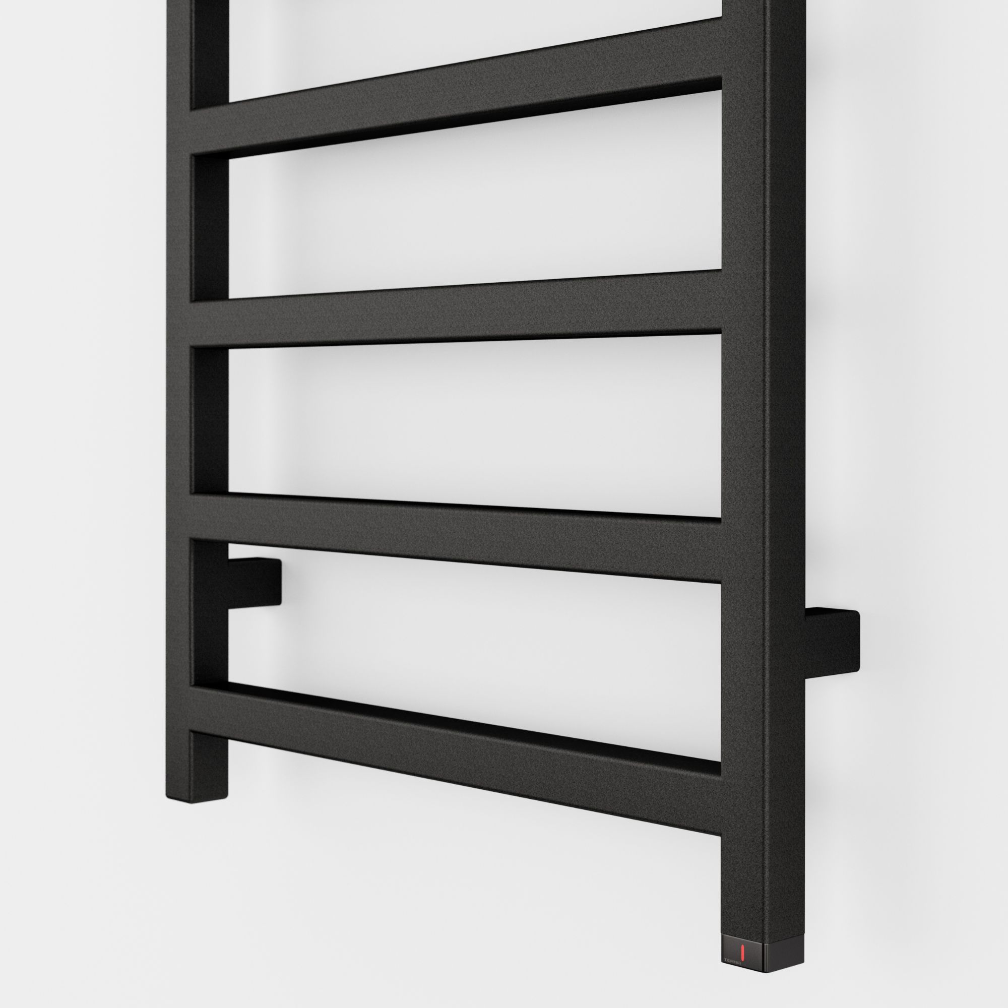 Terma Black Flat Towel warmer (W)500mm x (H)1080mm