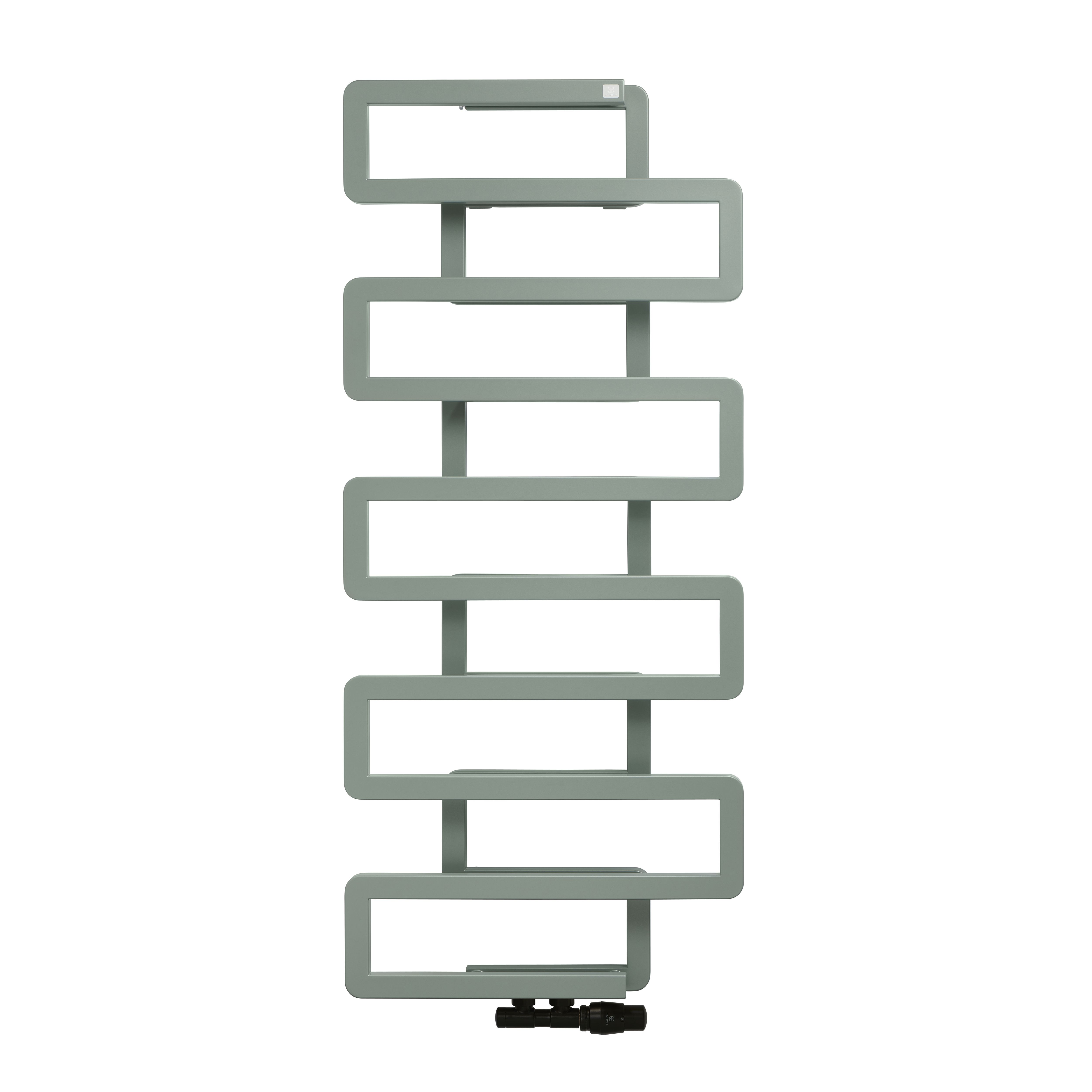 Terma Bookie Anodic Malachite 2110BTU Vertical Towel radiator (W)500mm x (H)1155mm