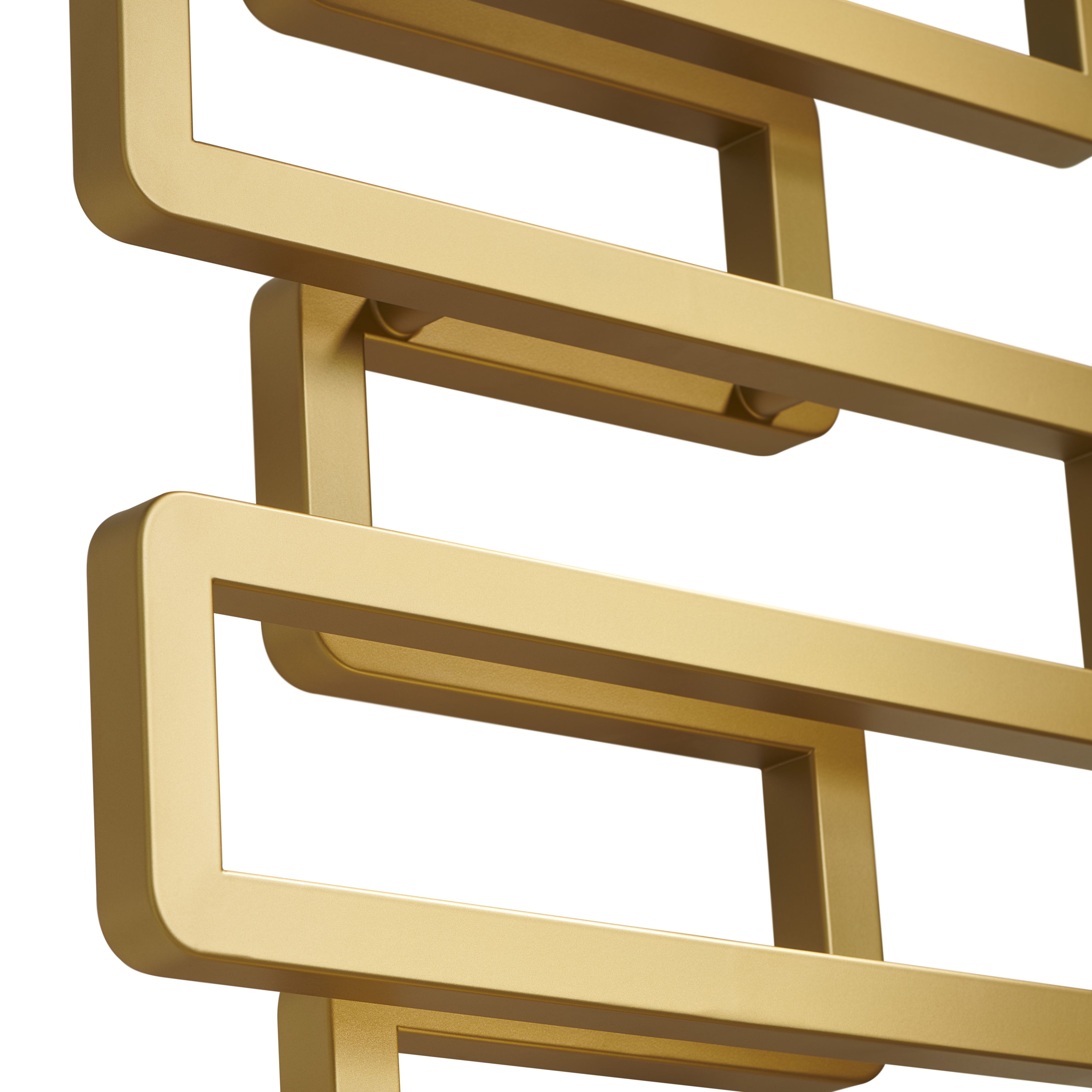 Terma Bookie Brass 2110BTU Vertical Towel radiator (W)500mm x (H)1155mm