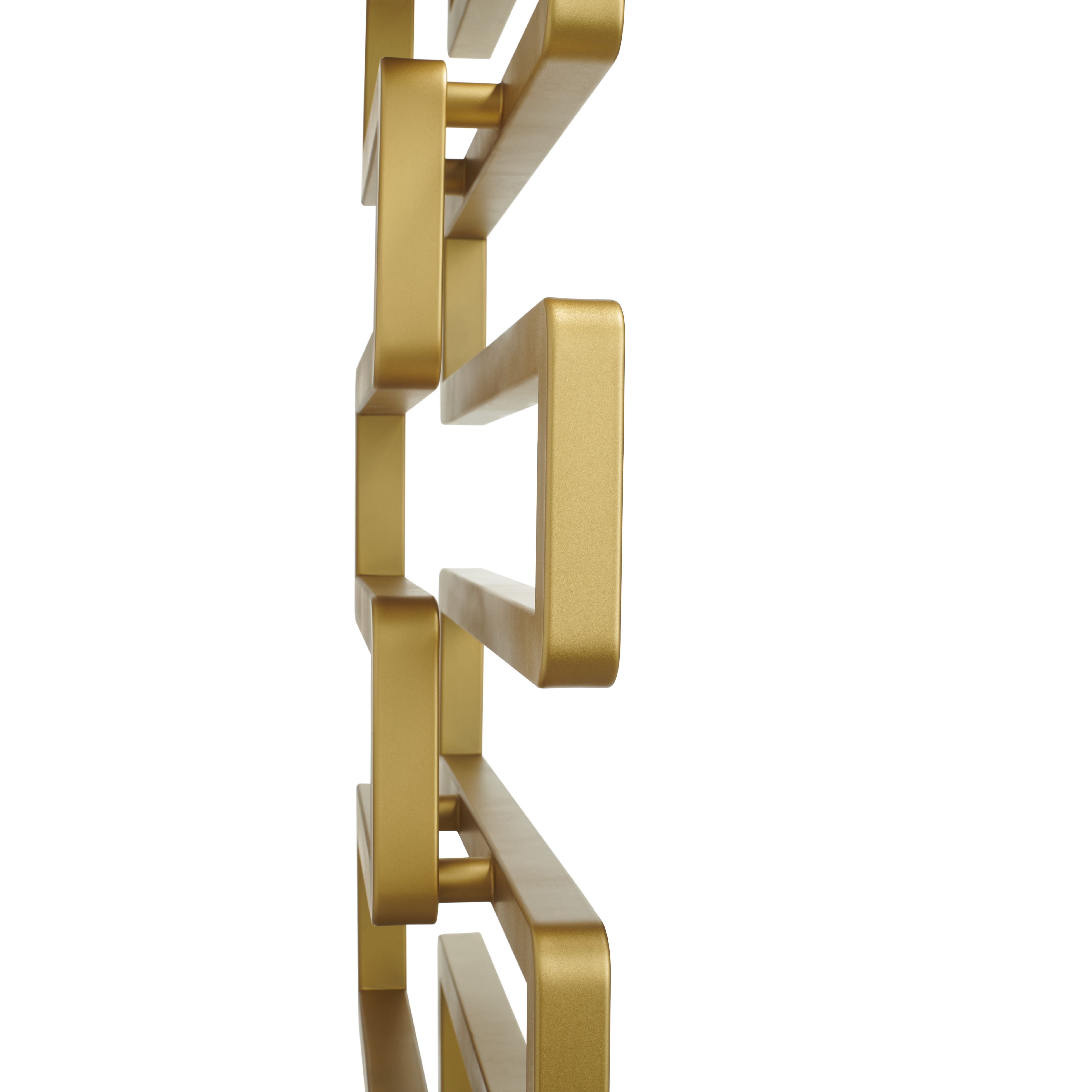 Terma Bookie Brass 2110BTU Vertical Towel radiator (W)500mm x (H)1155mm