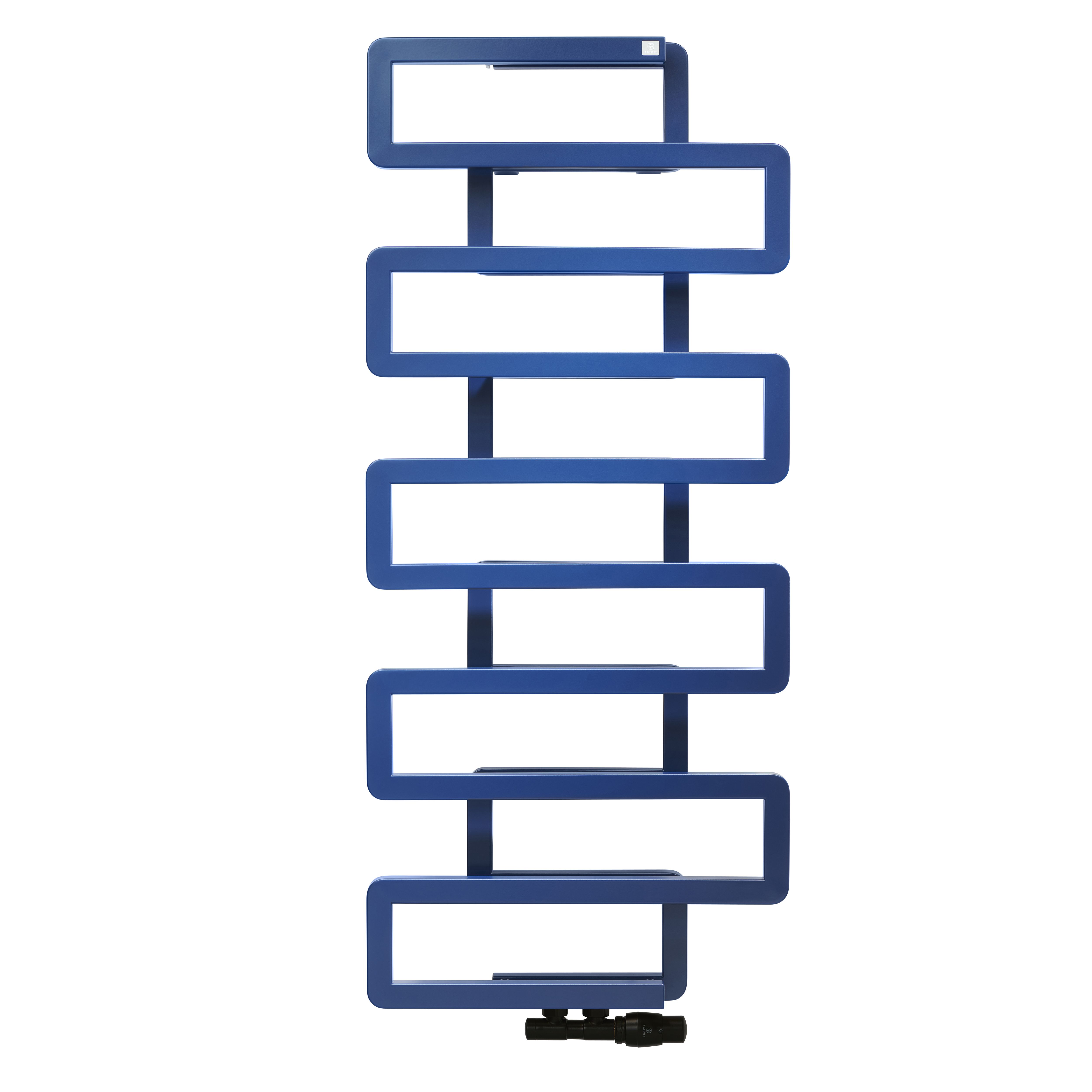 Terma Bookie Denim Blue 2110BTU Vertical Towel radiator (W)500mm x (H)1155mm