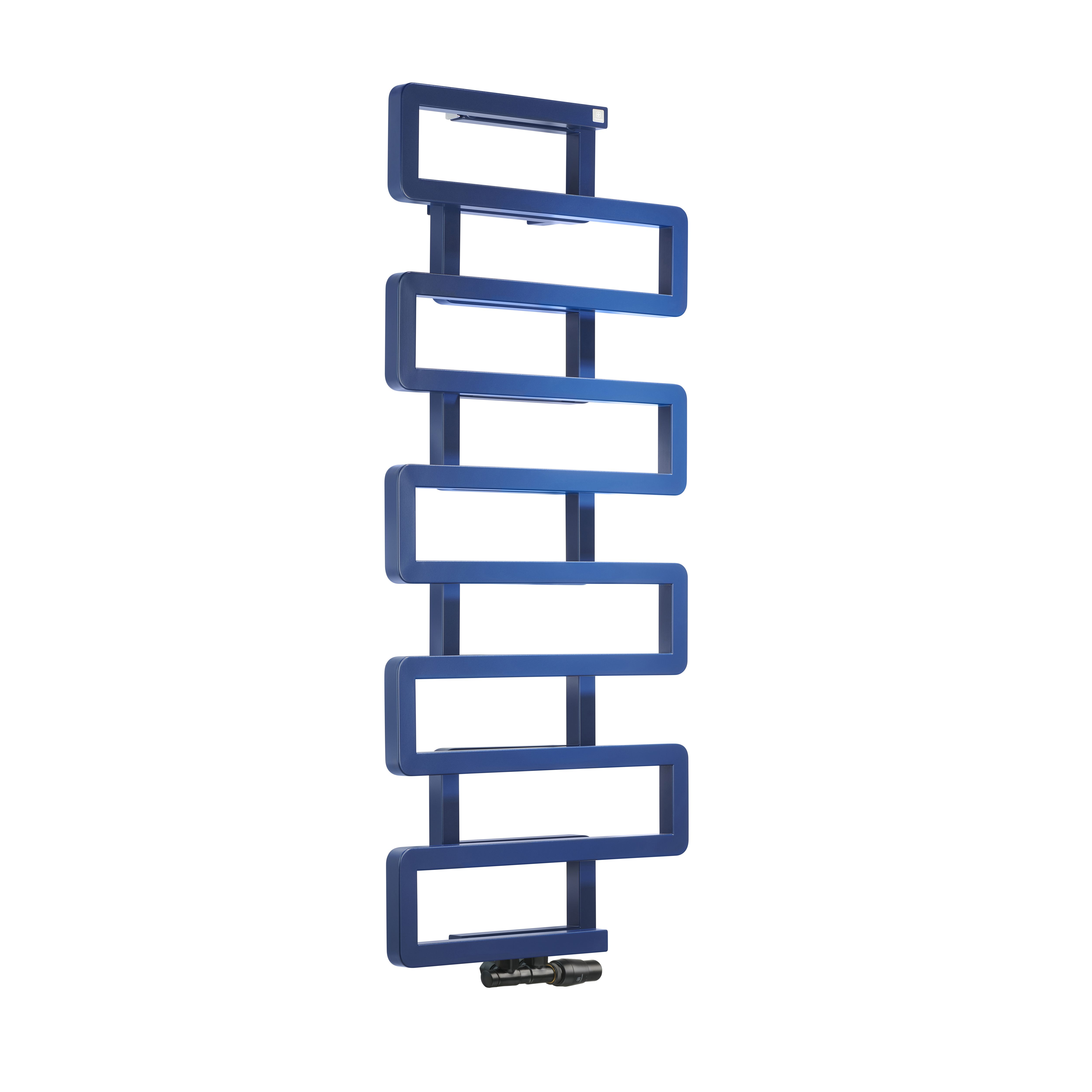 Terma Bookie Denim Blue 2110BTU Vertical Towel radiator (W)500mm x (H)1155mm