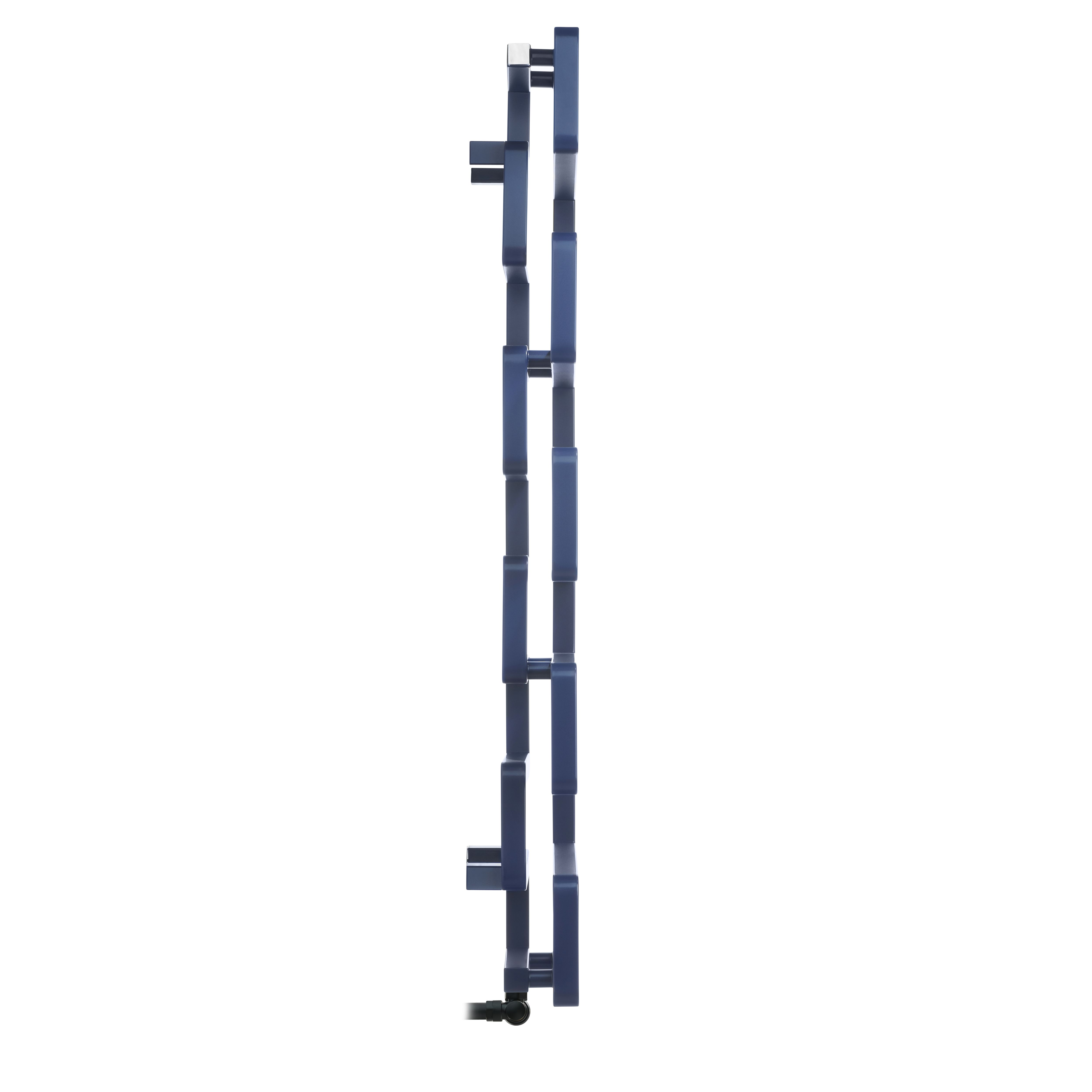 Terma Bookie Denim Blue 2110BTU Vertical Towel radiator (W)500mm x (H)1155mm