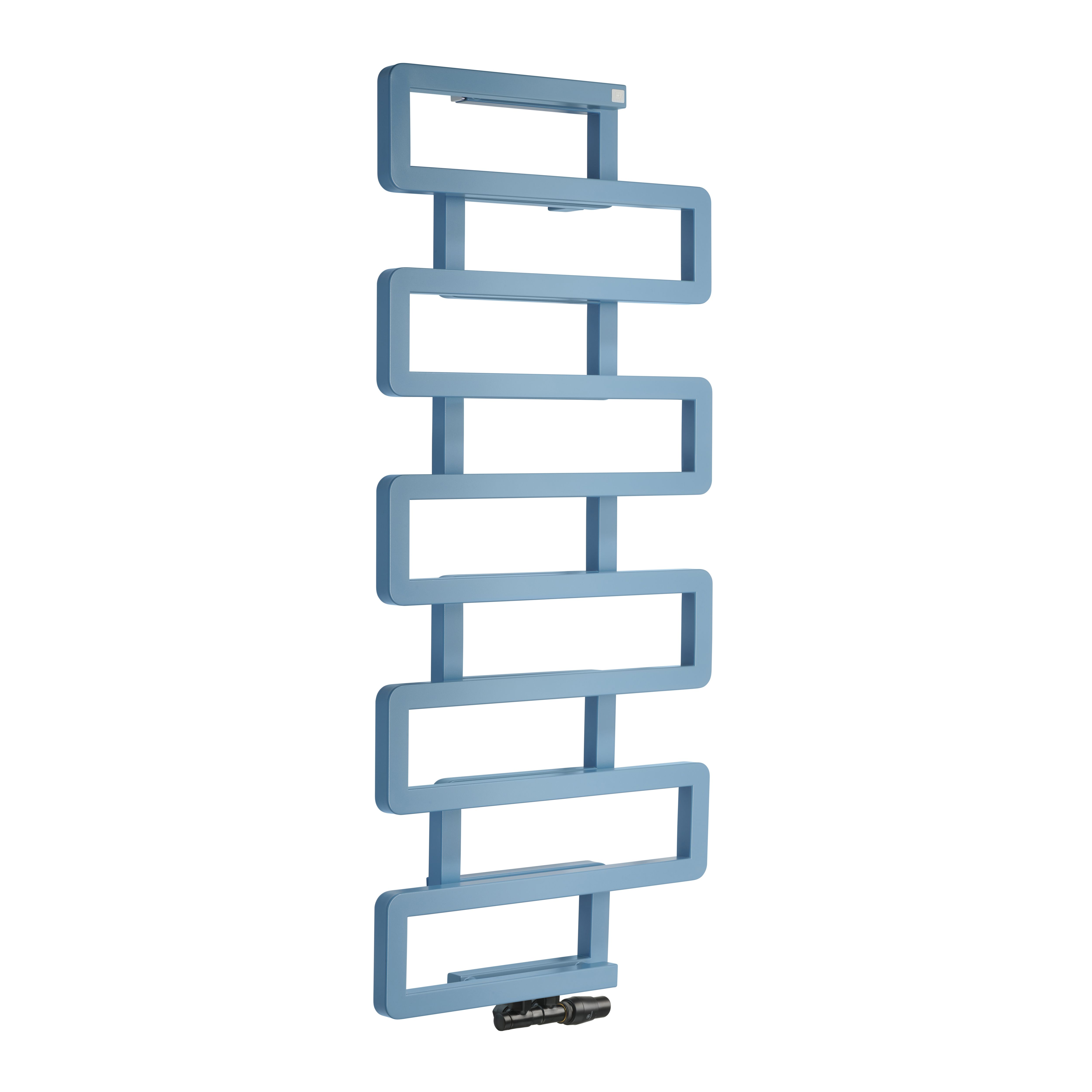 Terma Bookie Pastel Blue 2110BTU Vertical Towel radiator (W)500mm x (H)1155mm