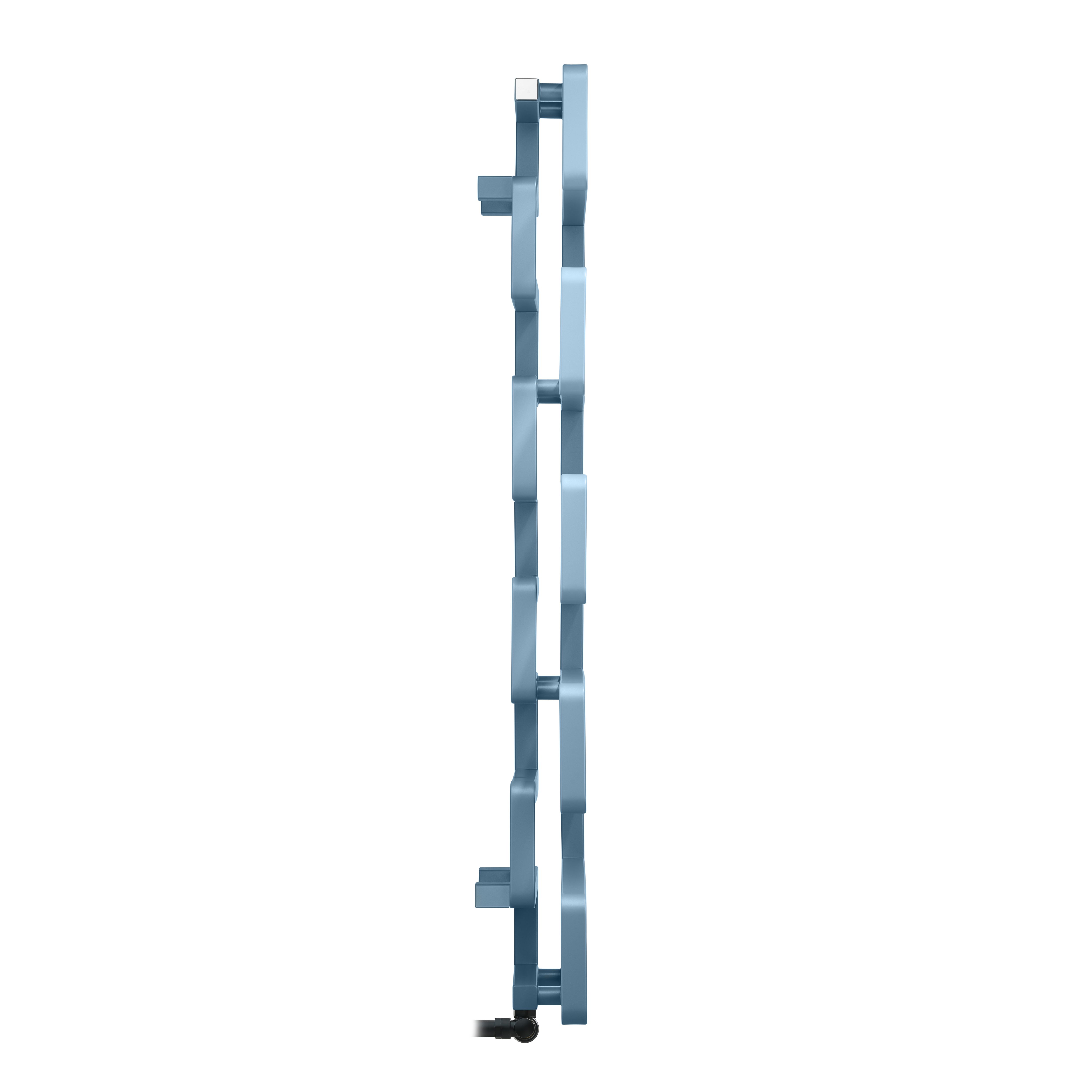 Terma Bookie Pastel Blue 2110BTU Vertical Towel radiator (W)500mm x (H)1155mm