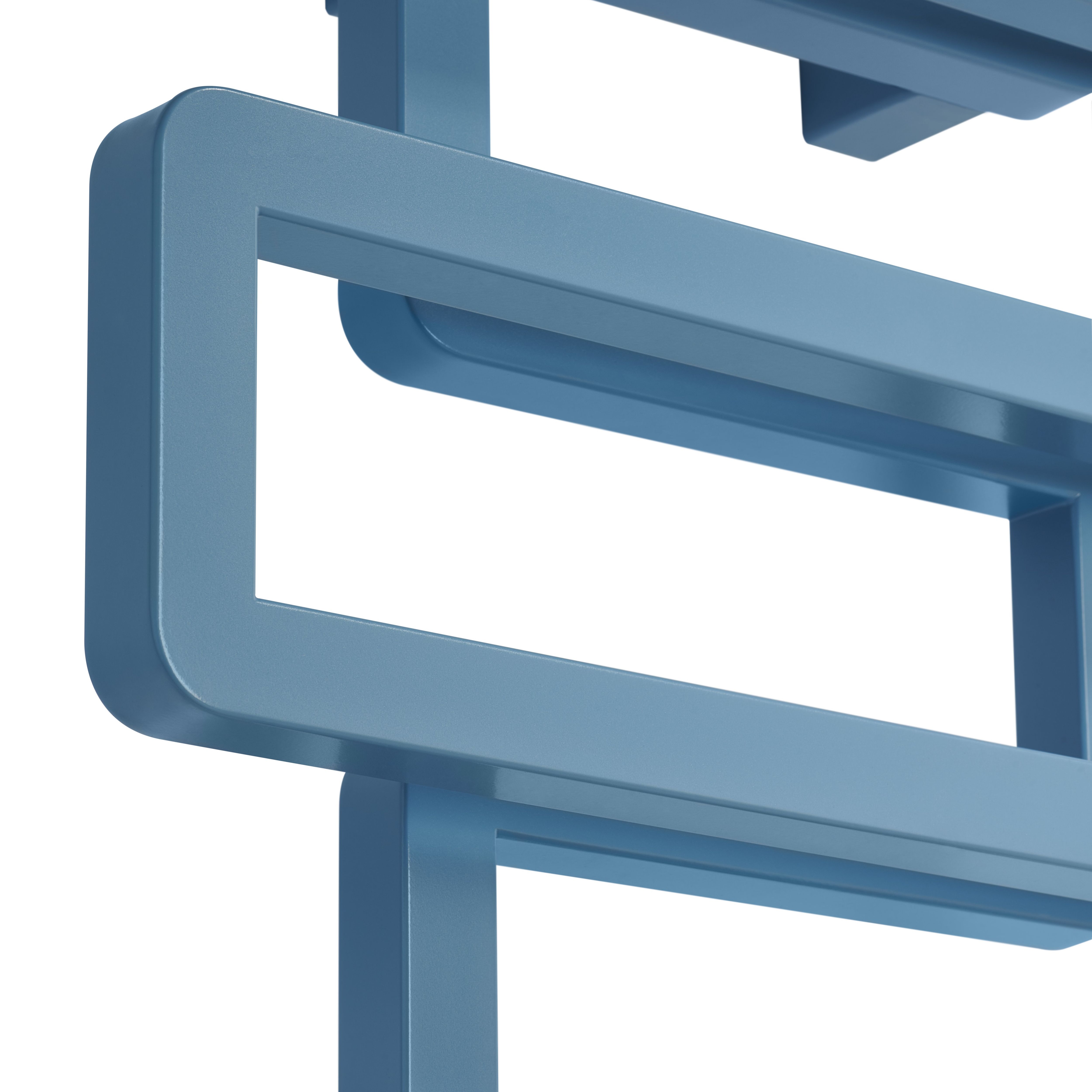 Terma Bookie Pastel Blue 2110BTU Vertical Towel radiator (W)500mm x (H)1155mm