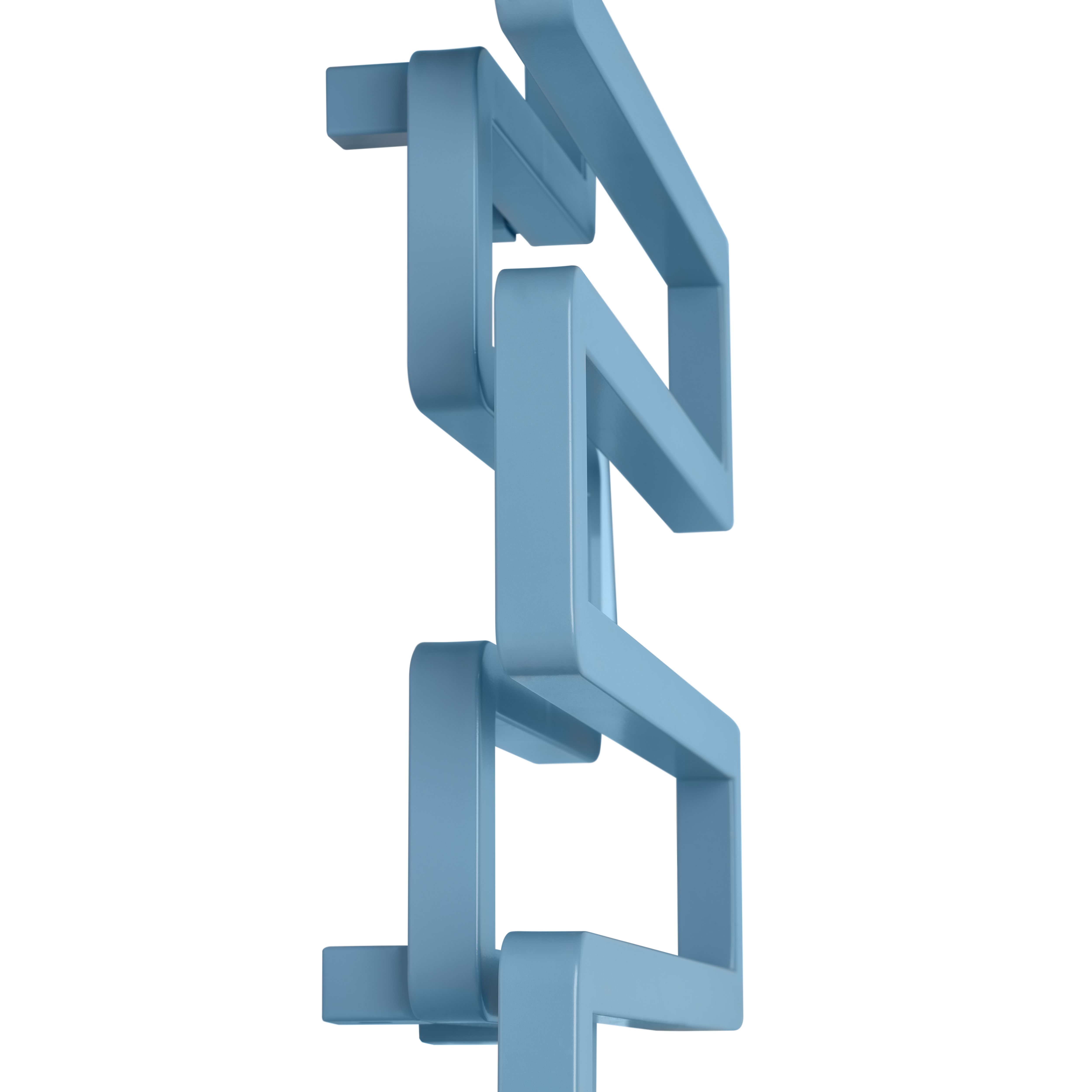 Terma Bookie Pastel Blue 2110BTU Vertical Towel radiator (W)500mm x (H)1155mm