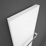 Terma Case Slim Matt soft white Vertical Designer Radiator, (W)420mm x (H)1810mm