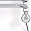 Terma Chrome effect 120W Thermostatic Dry heating element