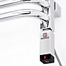 Terma Chrome effect 600W Thermostatic Dry heating element