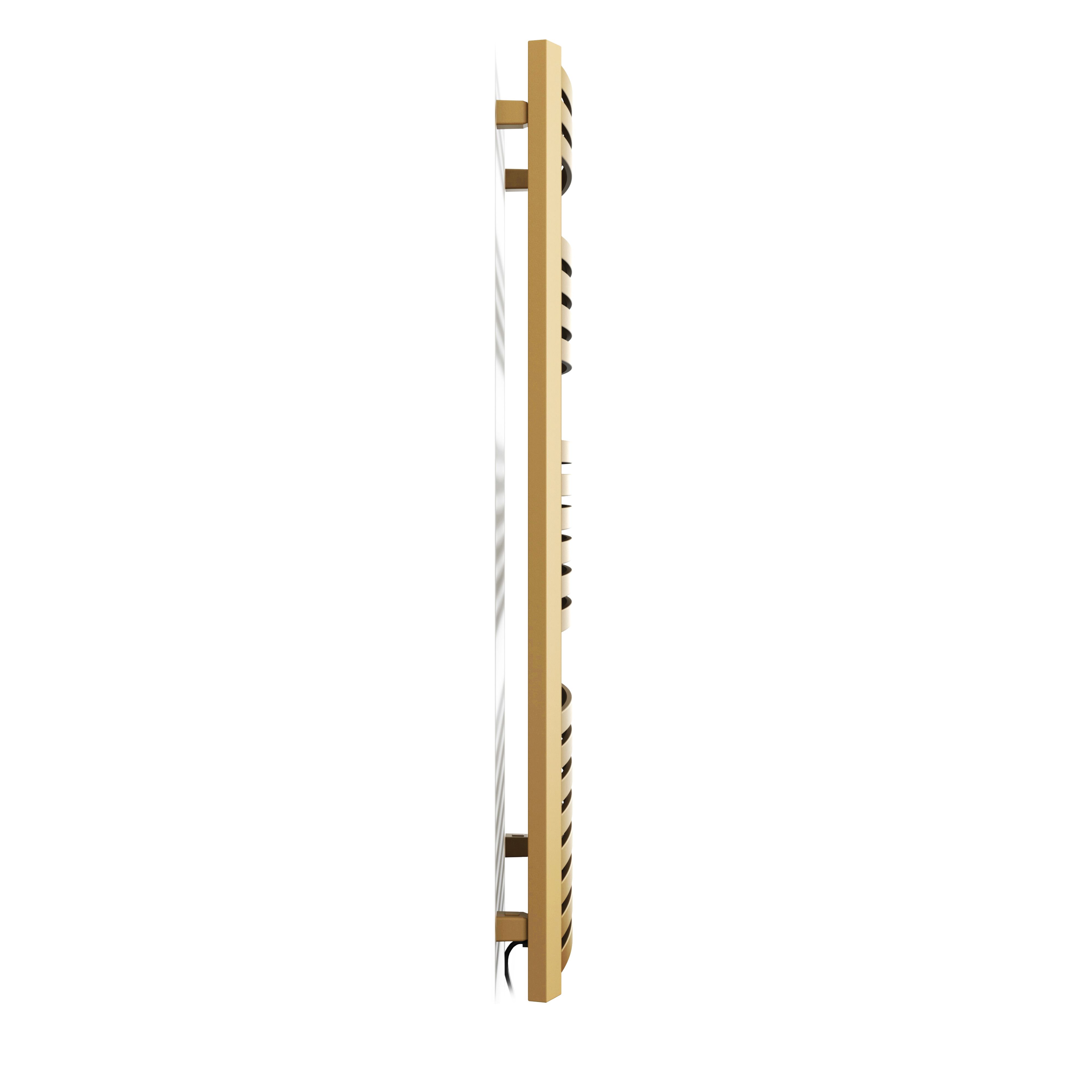 Terma Dexter Brass 1844BTU Vertical Towel radiator (W)500mm x (H)1220mm