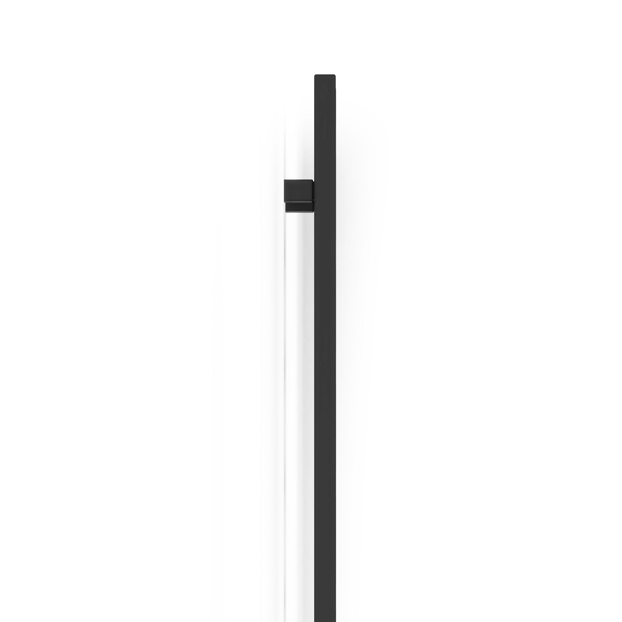 Terma Easy Black Flat Towel warmer (W)200mm x (H)1600mm