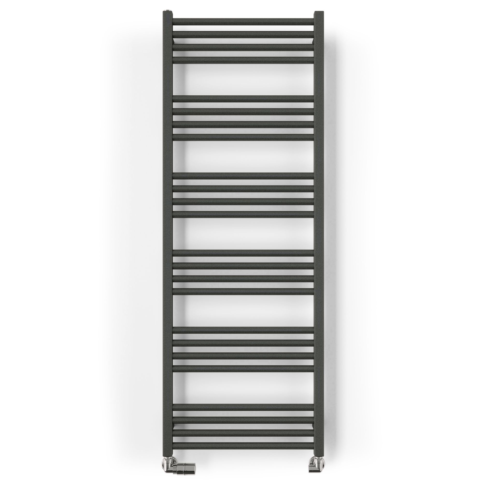 Terma Fiona Grey Flat Towel warmer (W)500mm x (H)1380mm