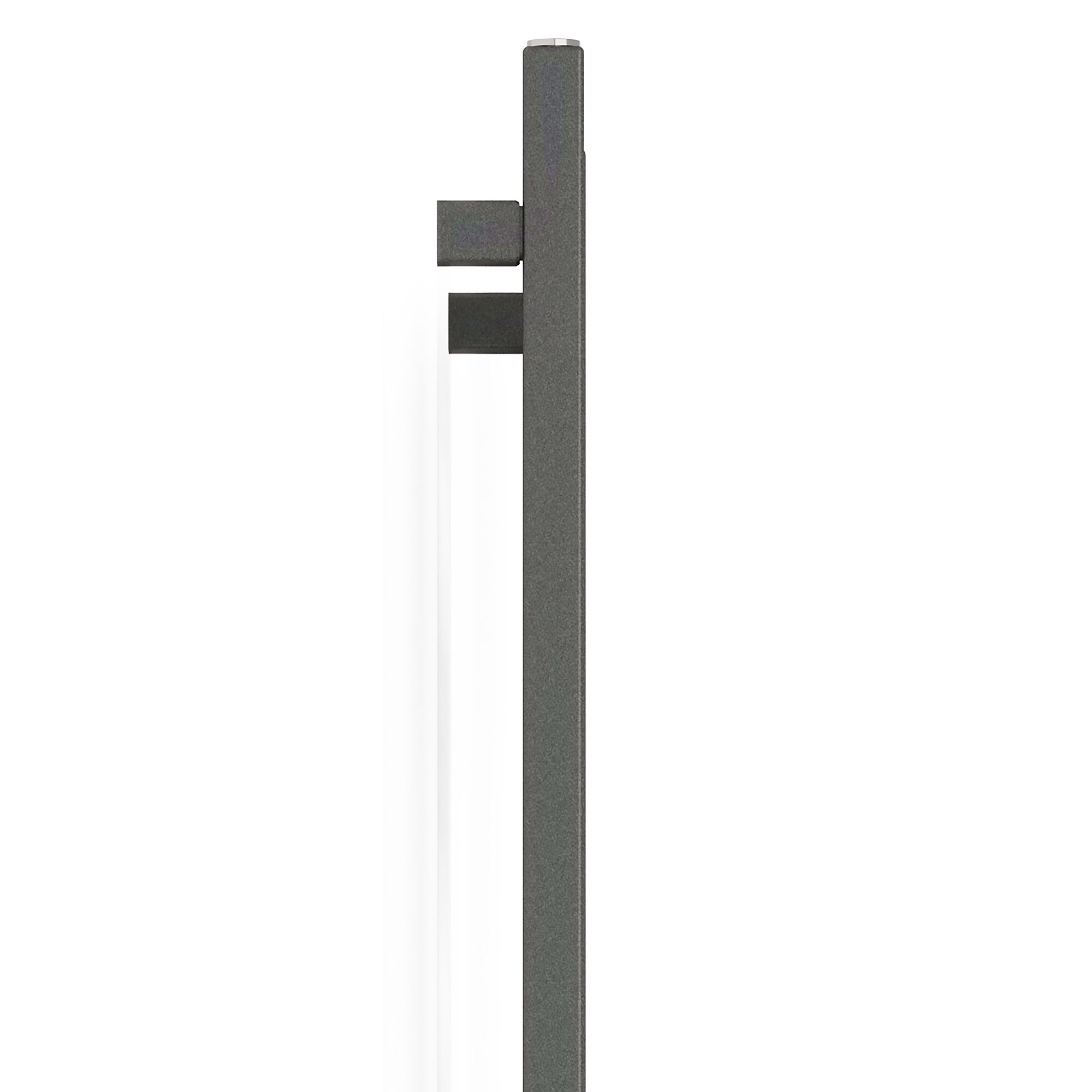 Terma Fiona Grey Flat Towel warmer (W)500mm x (H)1380mm