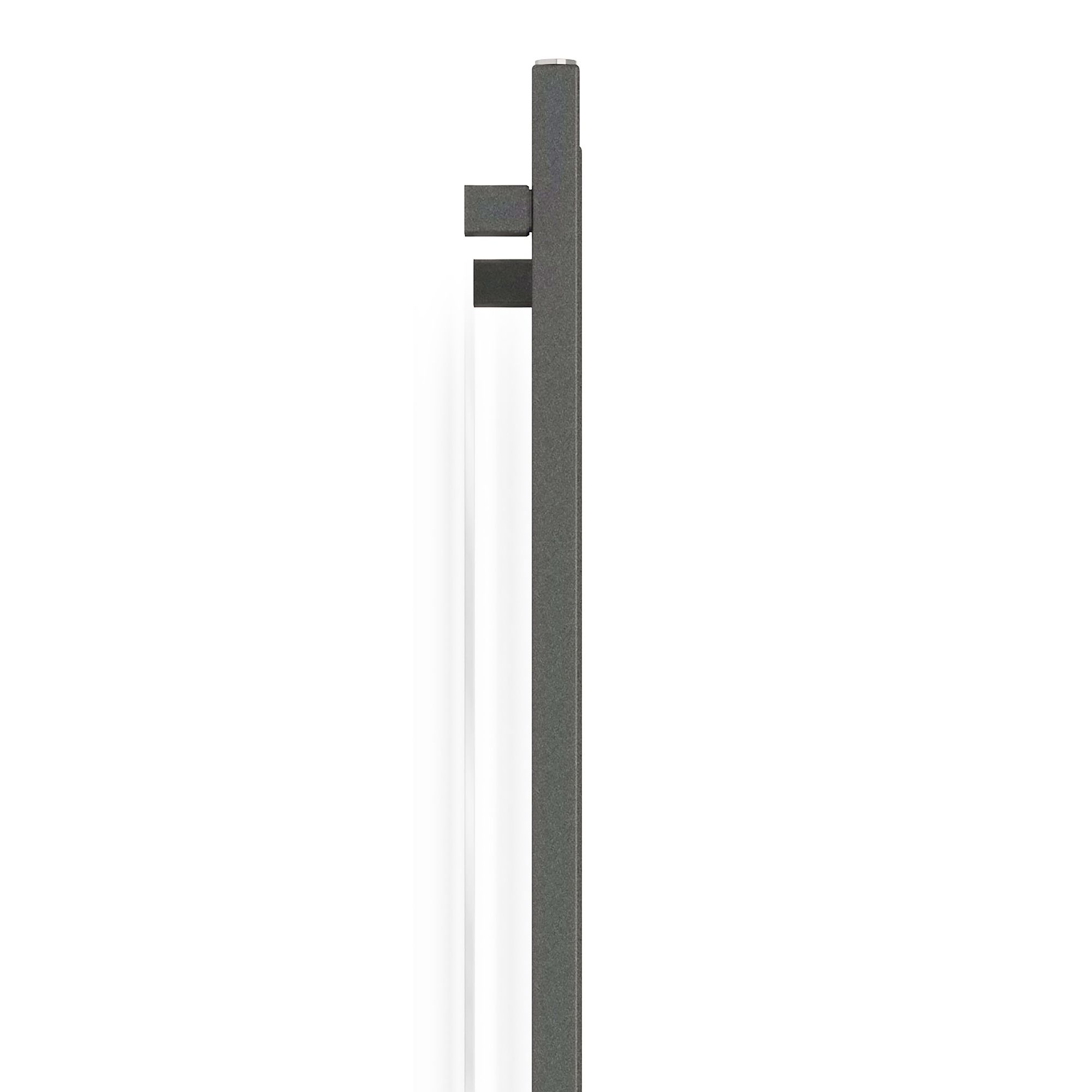 Terma Fiona Grey Flat Towel warmer (W)500mm x (H)1620mm