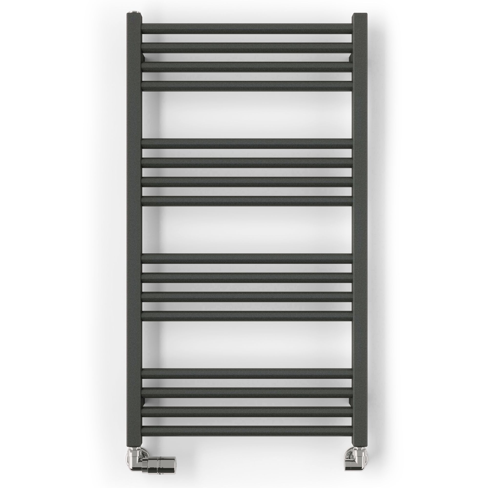 Terma Fiona Grey Flat Towel warmer (W)500mm x (H)900mm