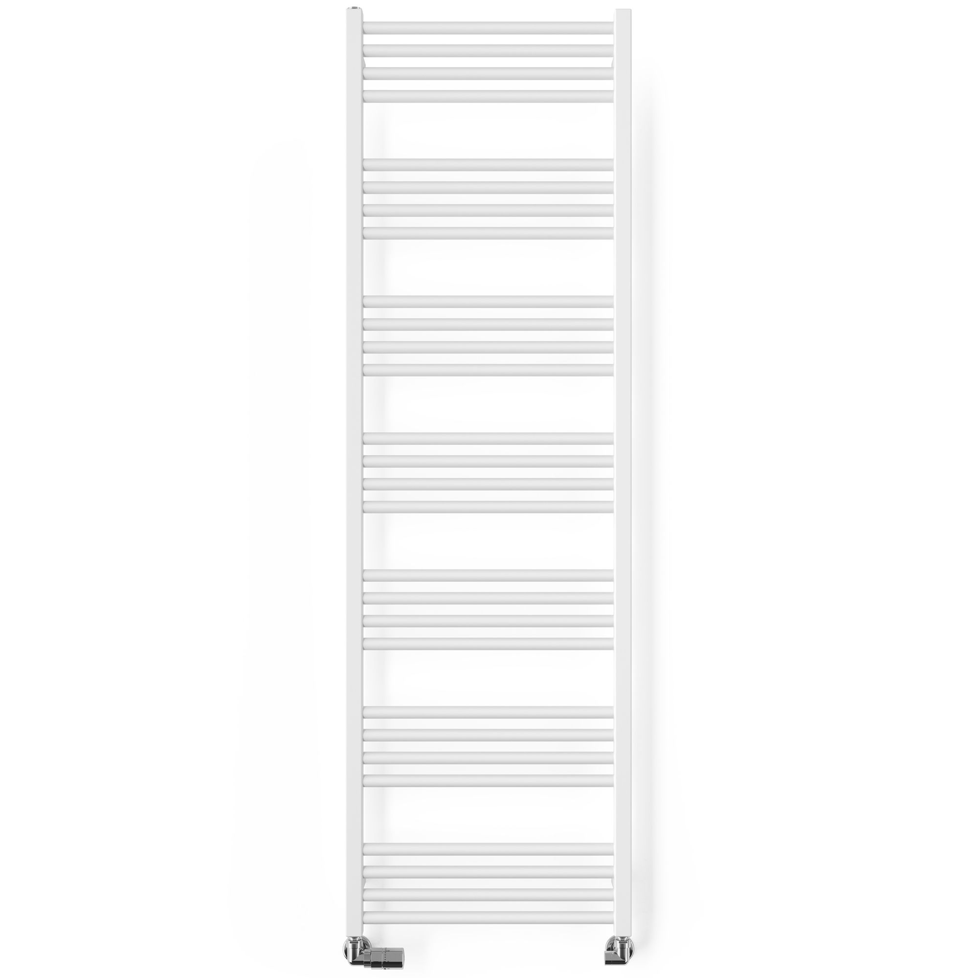 Terma Fiona White Flat Towel warmer (W)500mm x (H)1620mm