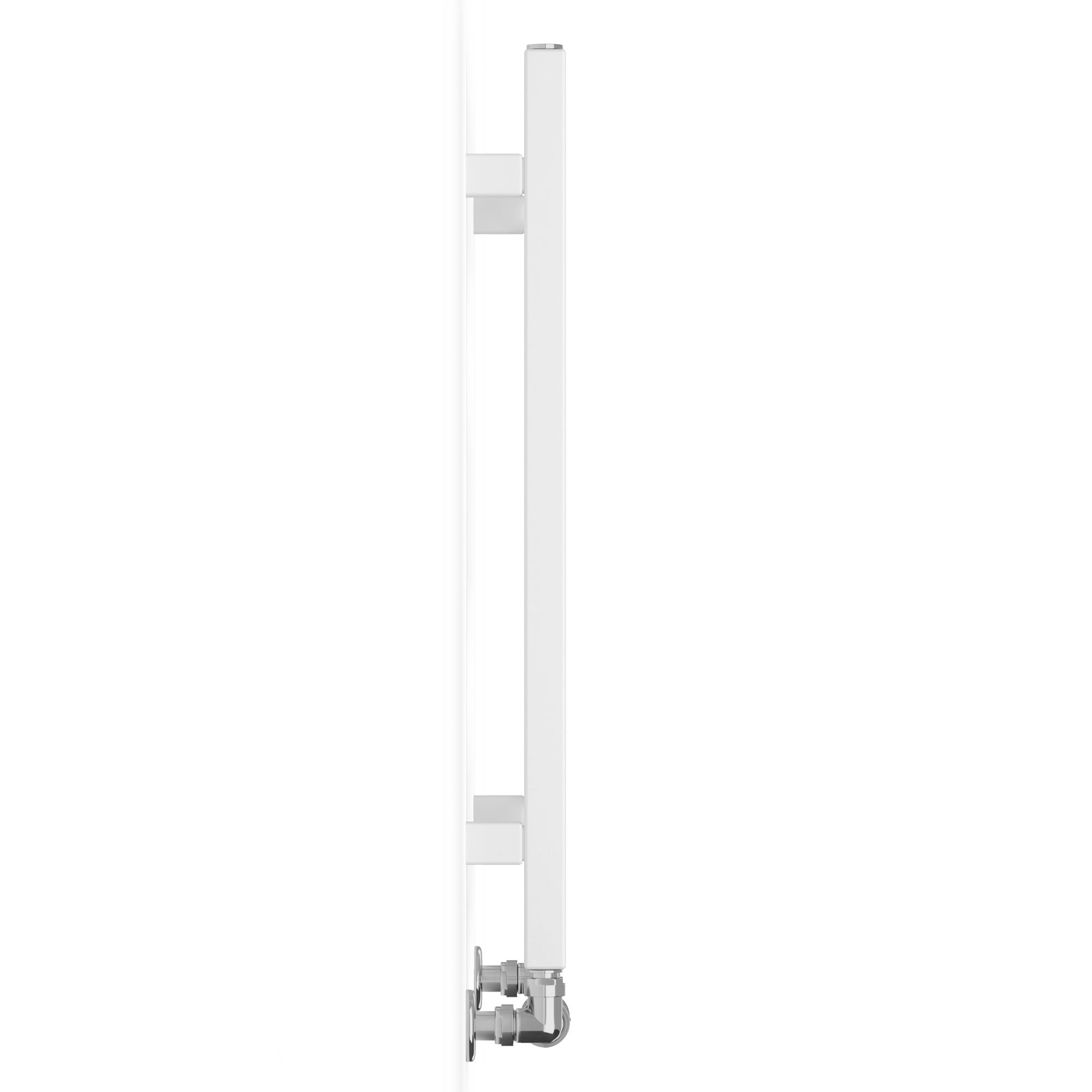 Terma Fiona White Flat Towel warmer (W)500mm x (H)660mm