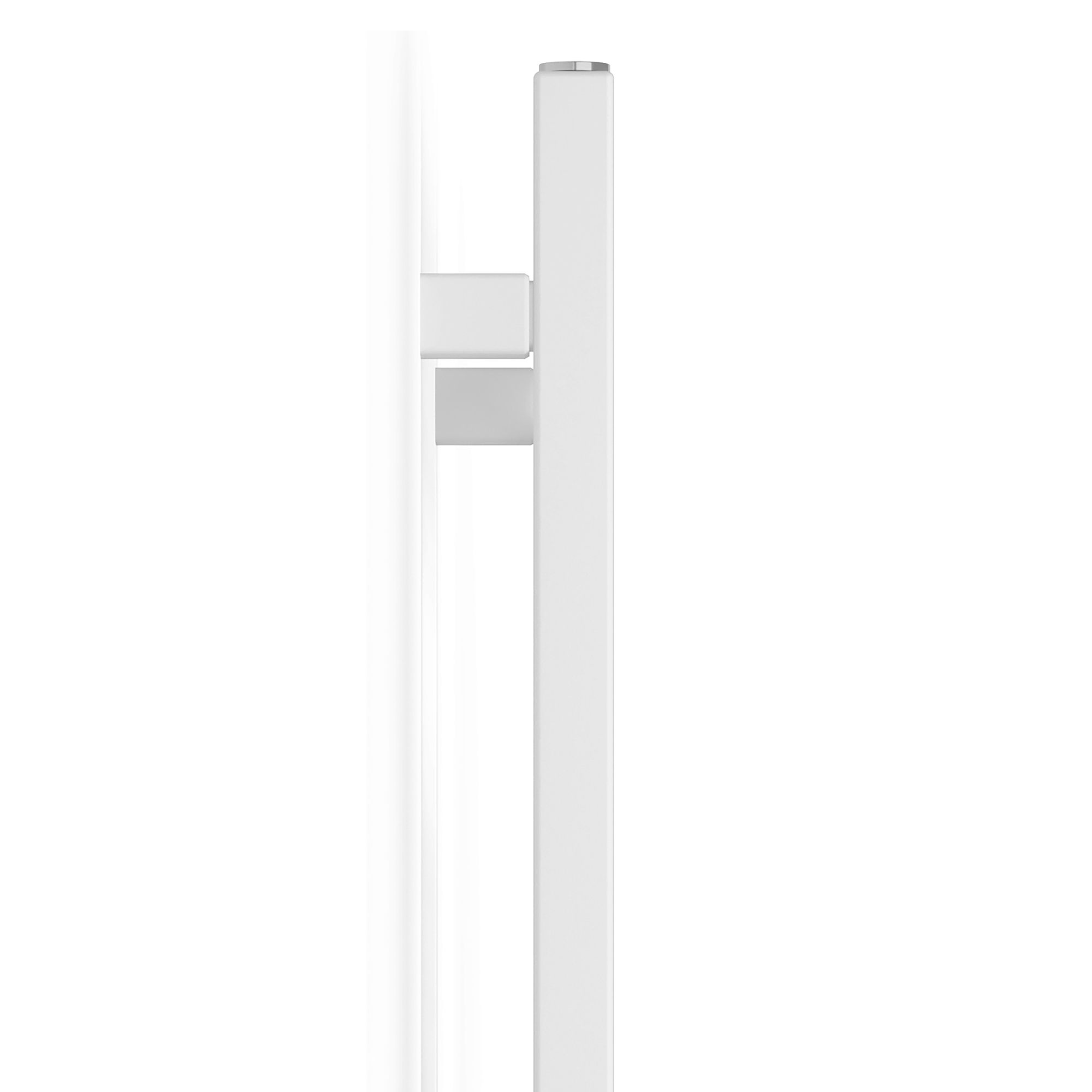Terma Fiona White Flat Towel warmer (W)500mm x (H)900mm