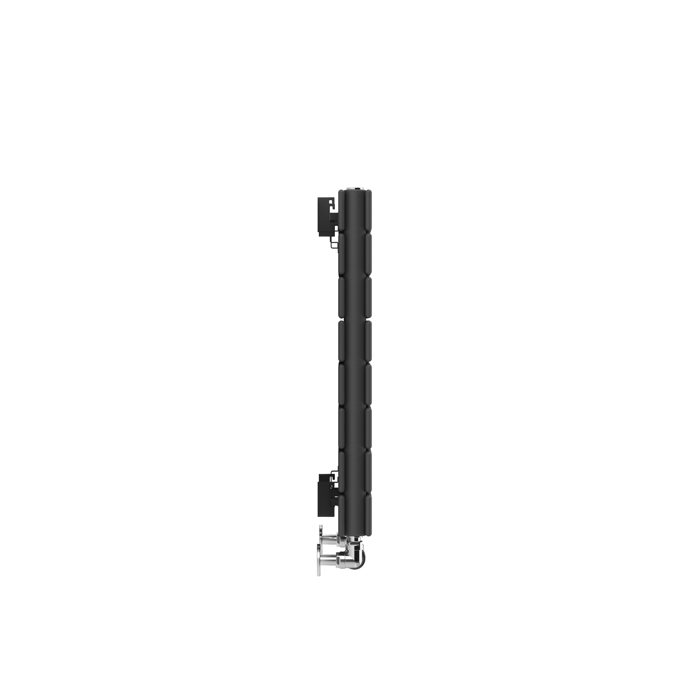 Terma Forte Metallic Grey Hydronic Horizontal or vertical Designer 2111BTU Radiator, (W)588mm x (H)600mm