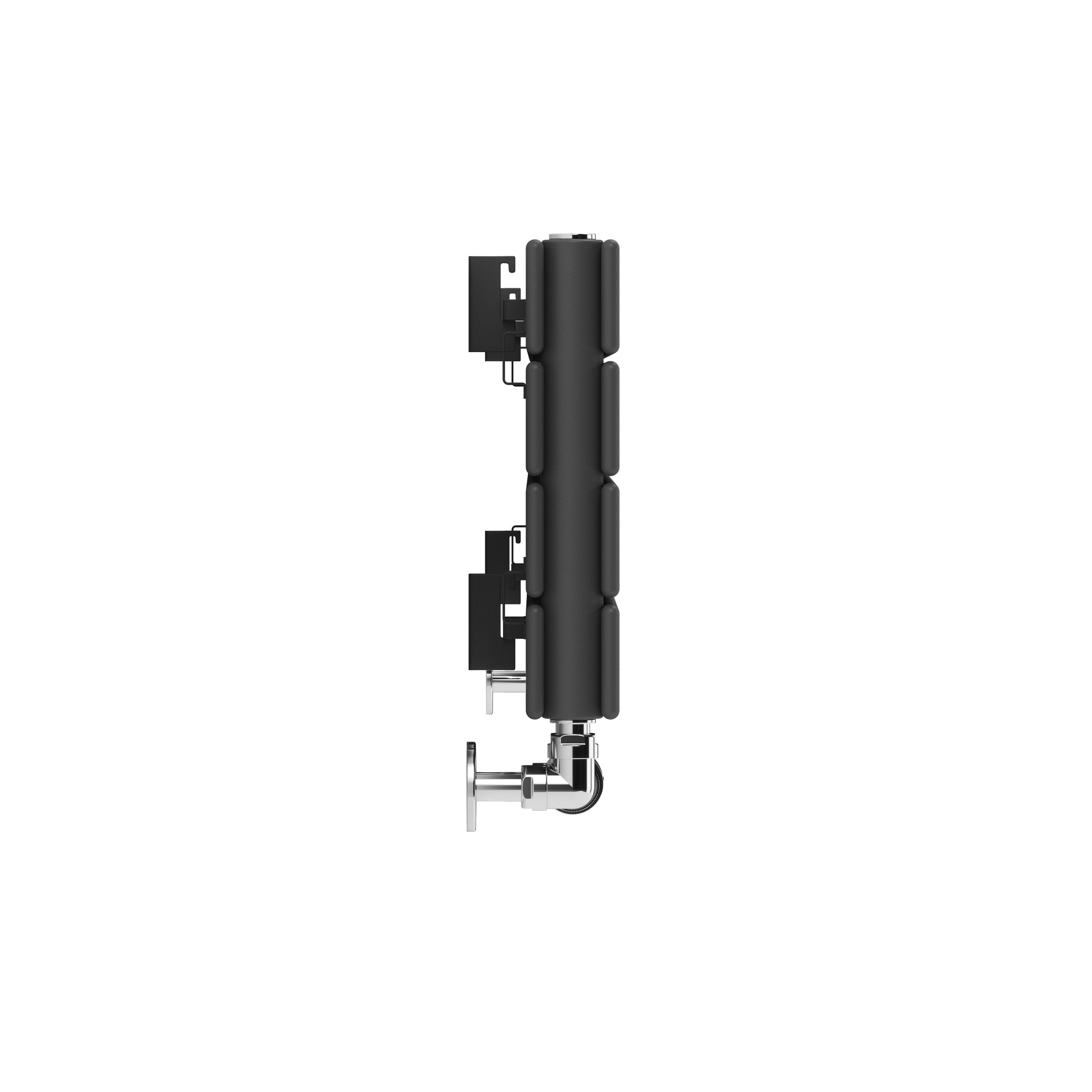 Terma Forte Metallic Grey Hydronic Horizontal or vertical Designer 2776BTU Radiator, (W)292mm x (H)1800mm