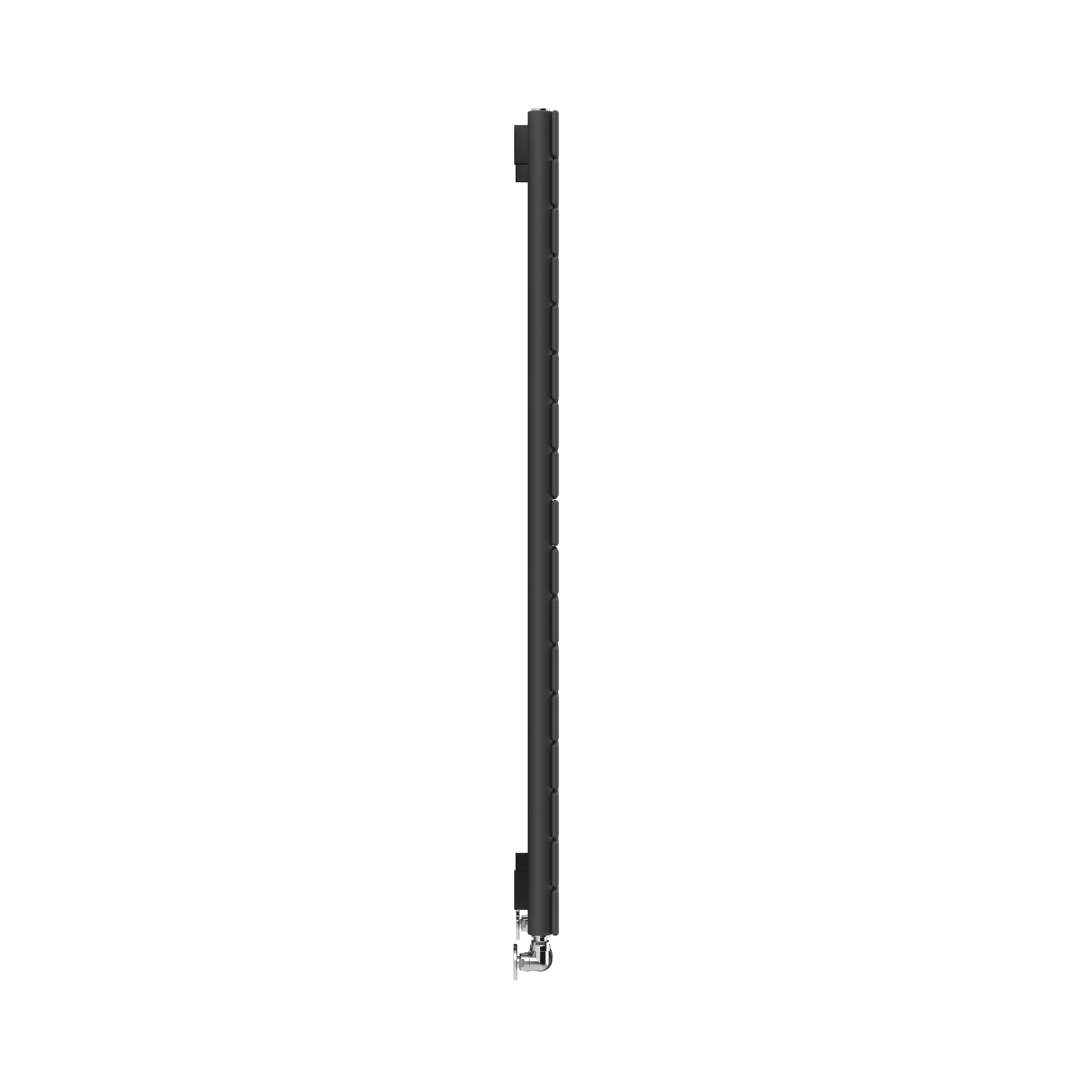 Terma Forte Metallic Grey Hydronic Horizontal or vertical Designer 2939BTU Radiator, (W)1254mm x (H)600mm
