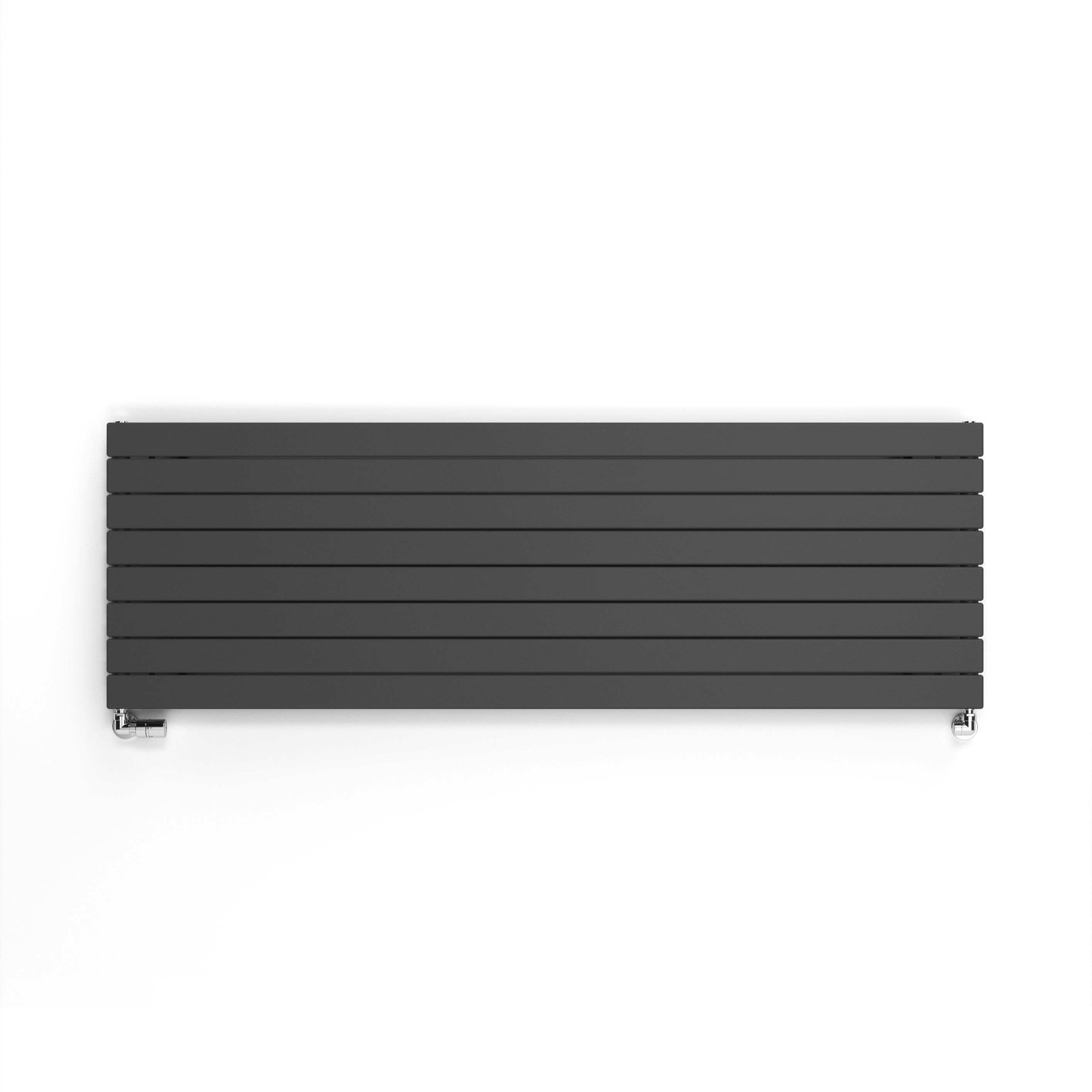 Terma Forte Metallic Grey Hydronic Horizontal or vertical Designer 3560BTU Radiator, (W)588mm x (H)1800mm