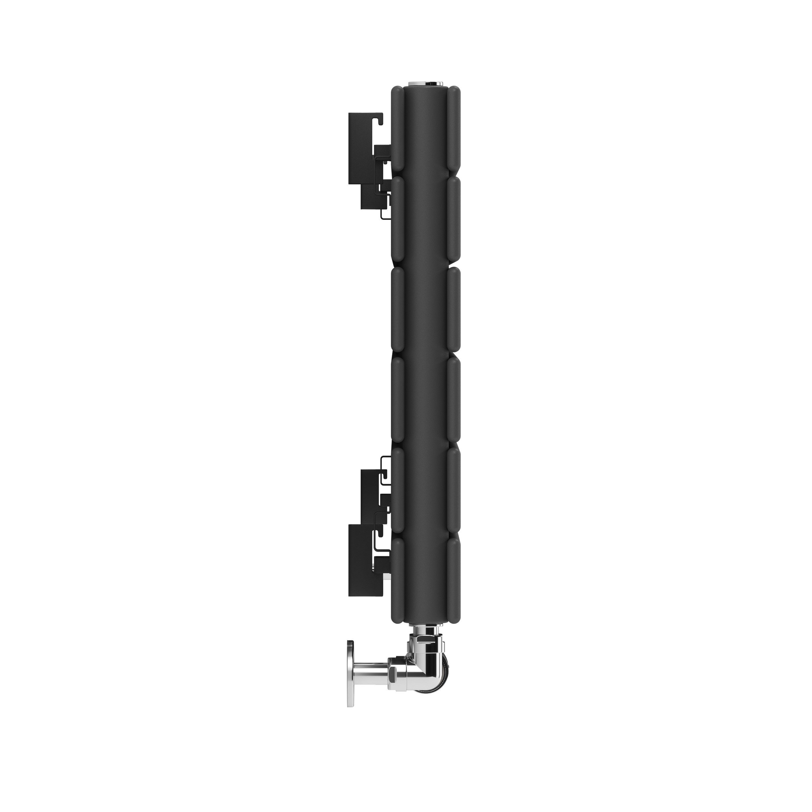 Terma Forte Metallic Grey Hydronic Horizontal or vertical Designer 4167BTU Radiator, (W)440mm x (H)1800mm