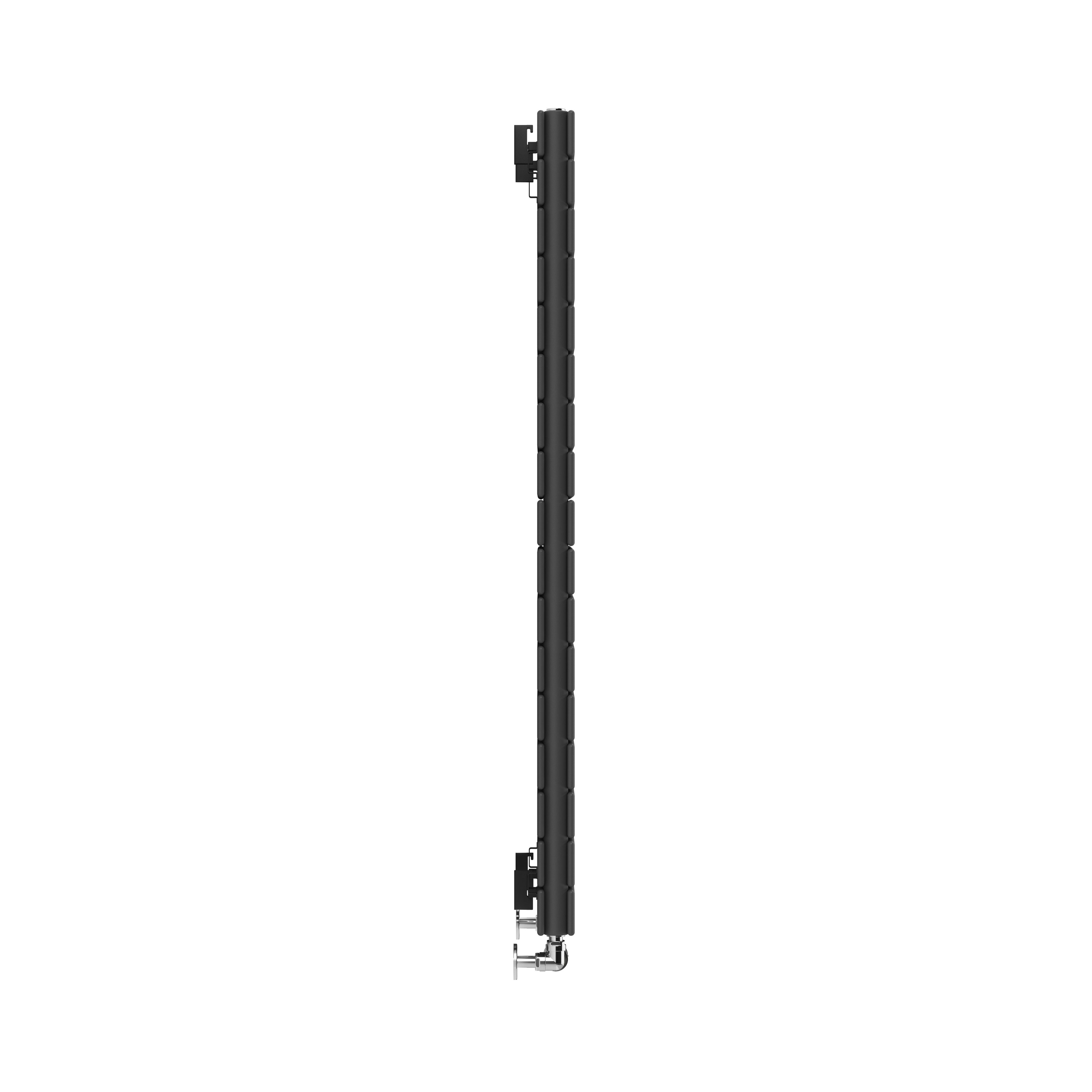 Terma Forte Metallic Grey Hydronic Horizontal or vertical Designer 4488BTU Radiator, (W)1254mm x (H)600mm