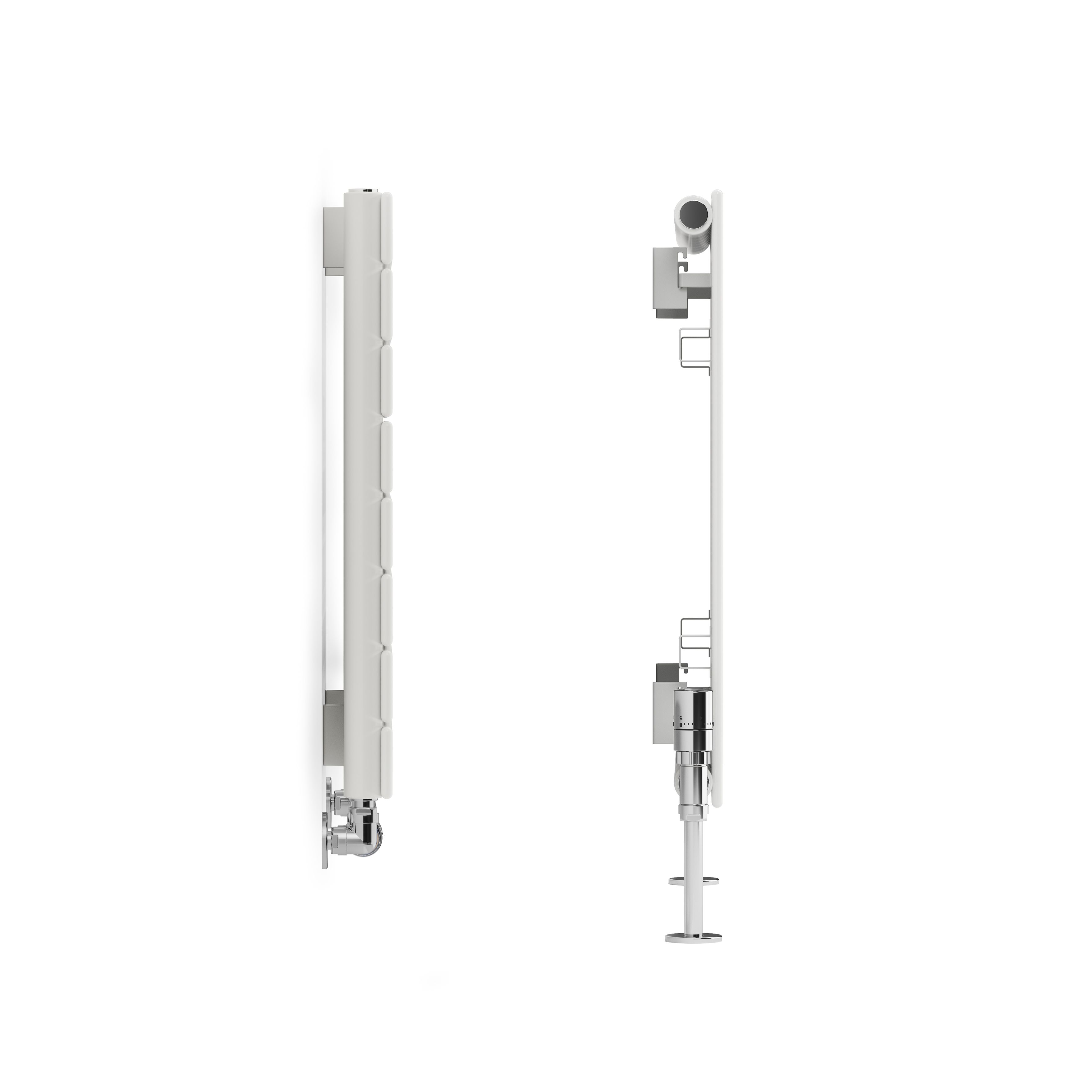 Terma Forte White Hydronic Horizontal or vertical Designer 1384BTU Radiator, (W)588mm x (H)600mm
