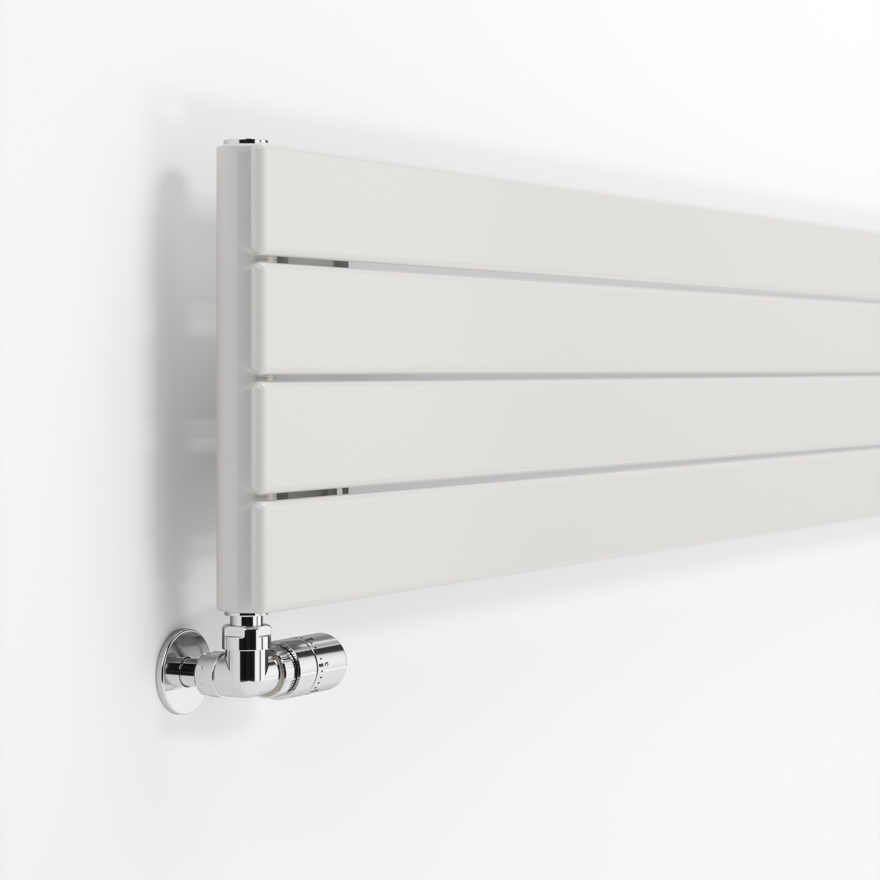 Terma Forte White Hydronic Horizontal or vertical Designer 1780BTU Radiator, (W)292mm x (H)1800mm