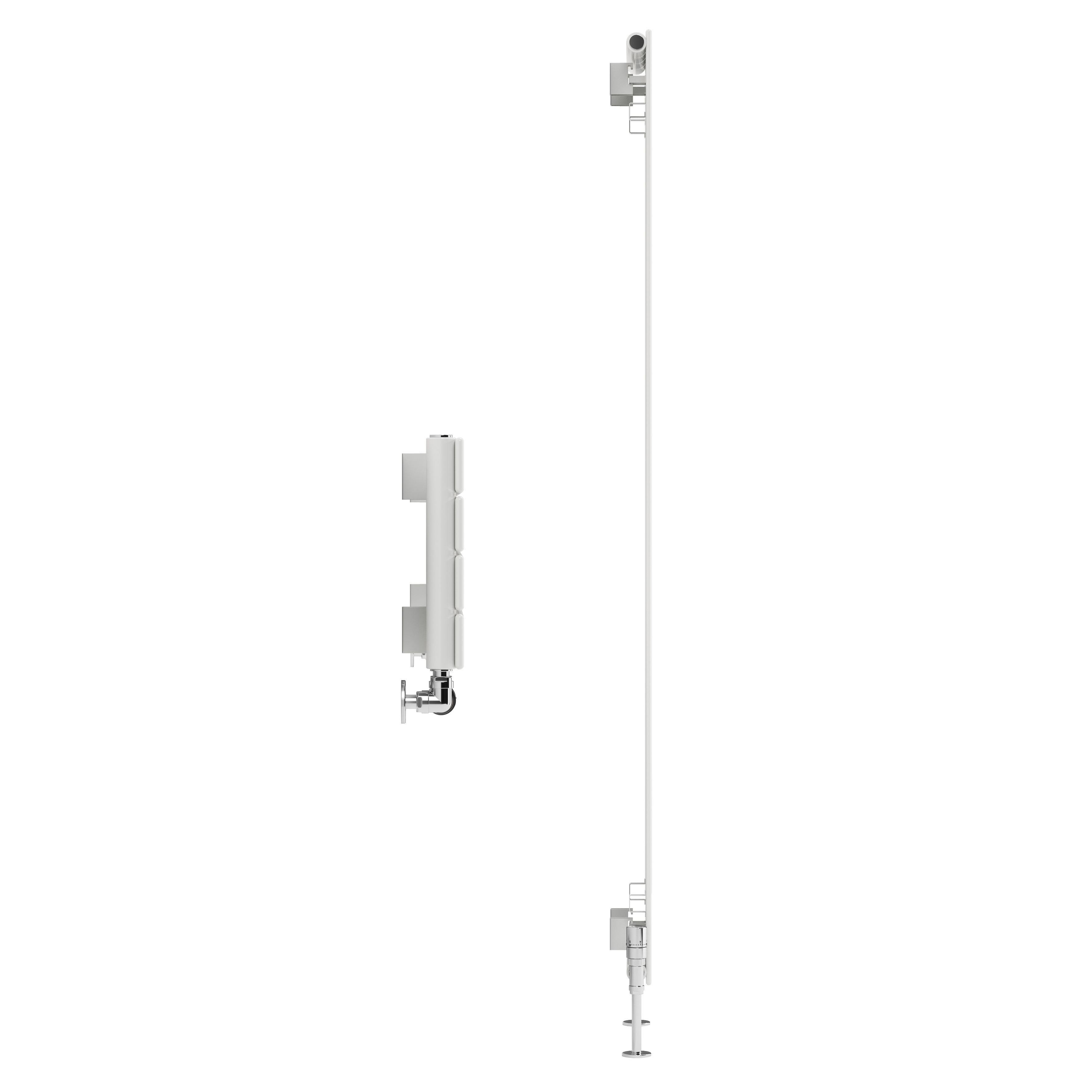 Terma Forte White Hydronic Horizontal or vertical Designer 1780BTU Radiator, (W)292mm x (H)1800mm