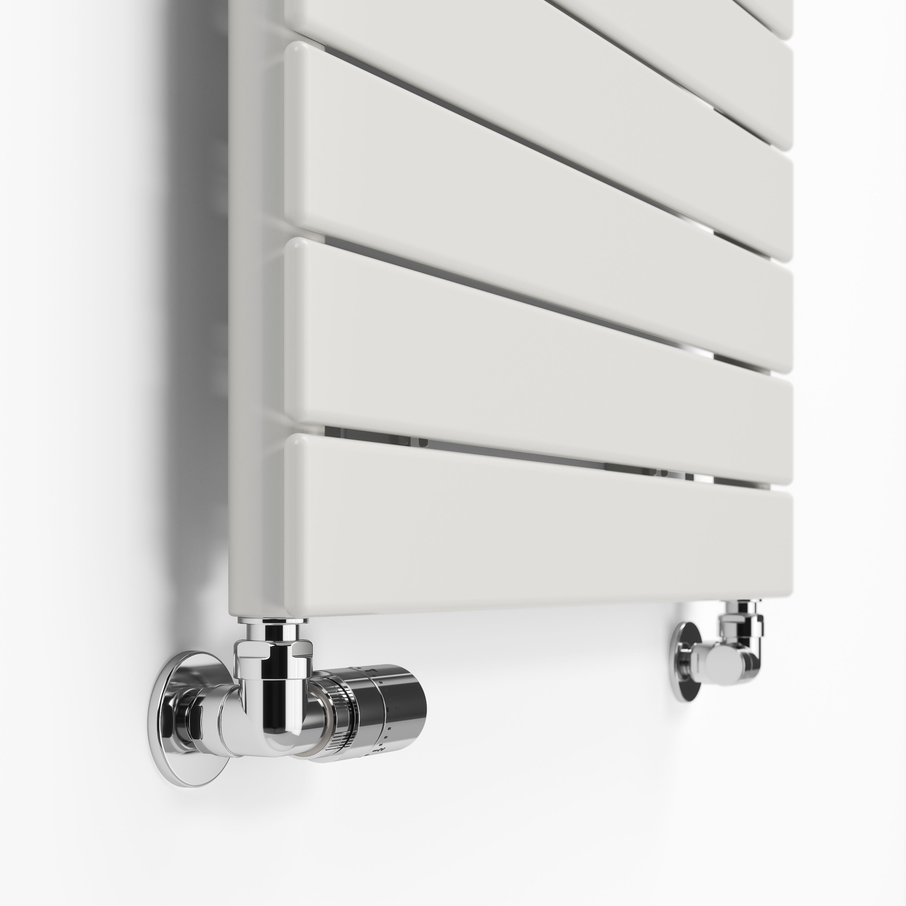 Terma Forte White Hydronic Horizontal or vertical Designer 1903BTU Radiator, (W)810mm x (H)600mm