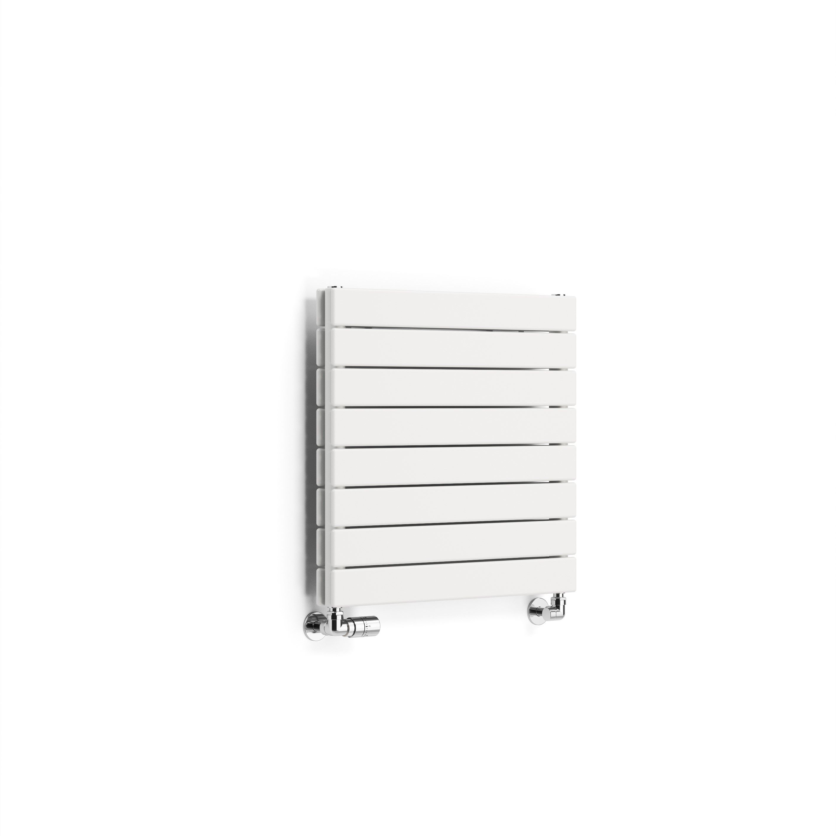 Terma Forte White Hydronic Horizontal or vertical Designer 2111BTU Radiator, (W)588mm x (H)600mm