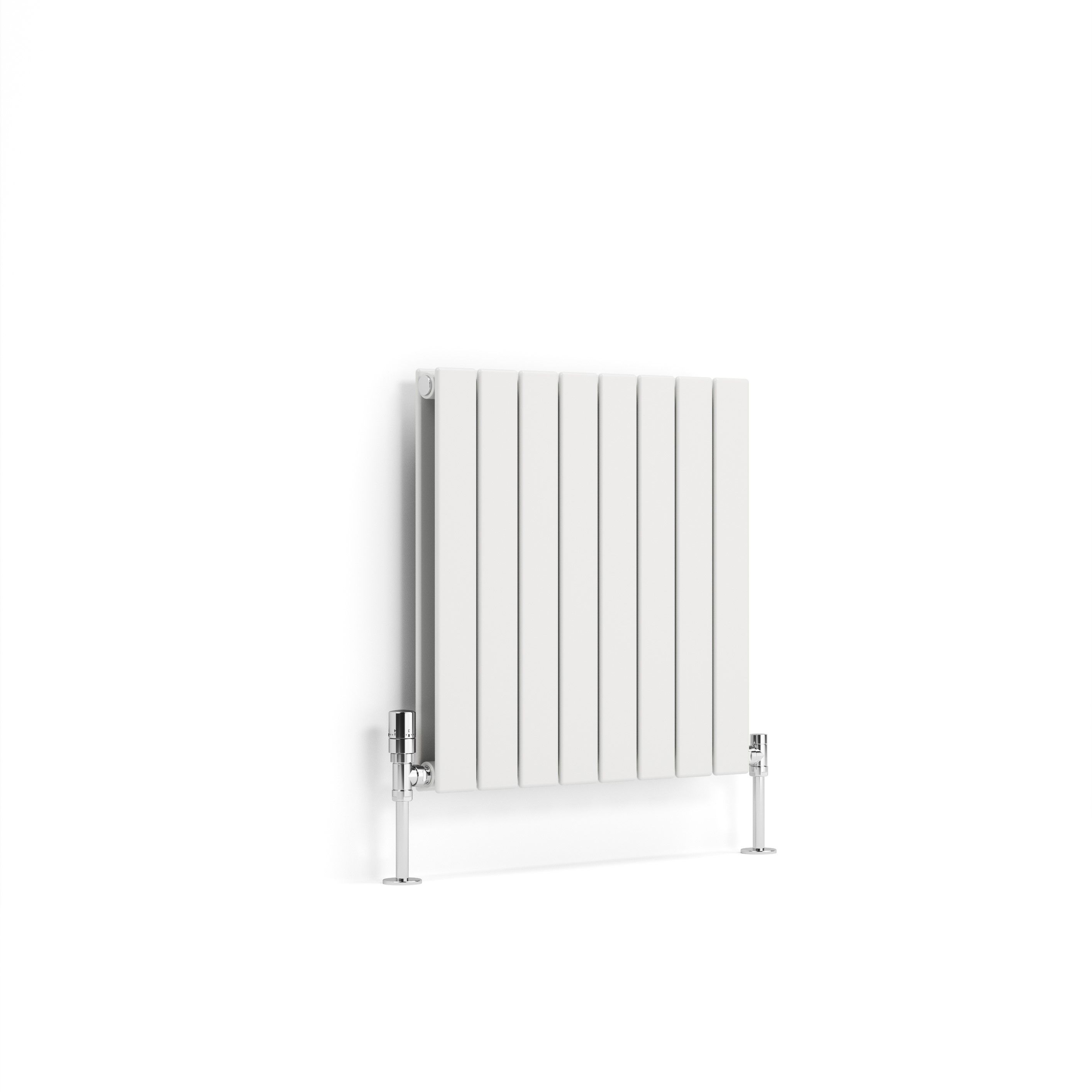 Terma Forte White Hydronic Horizontal or vertical Designer 2111BTU Radiator, (W)588mm x (H)600mm