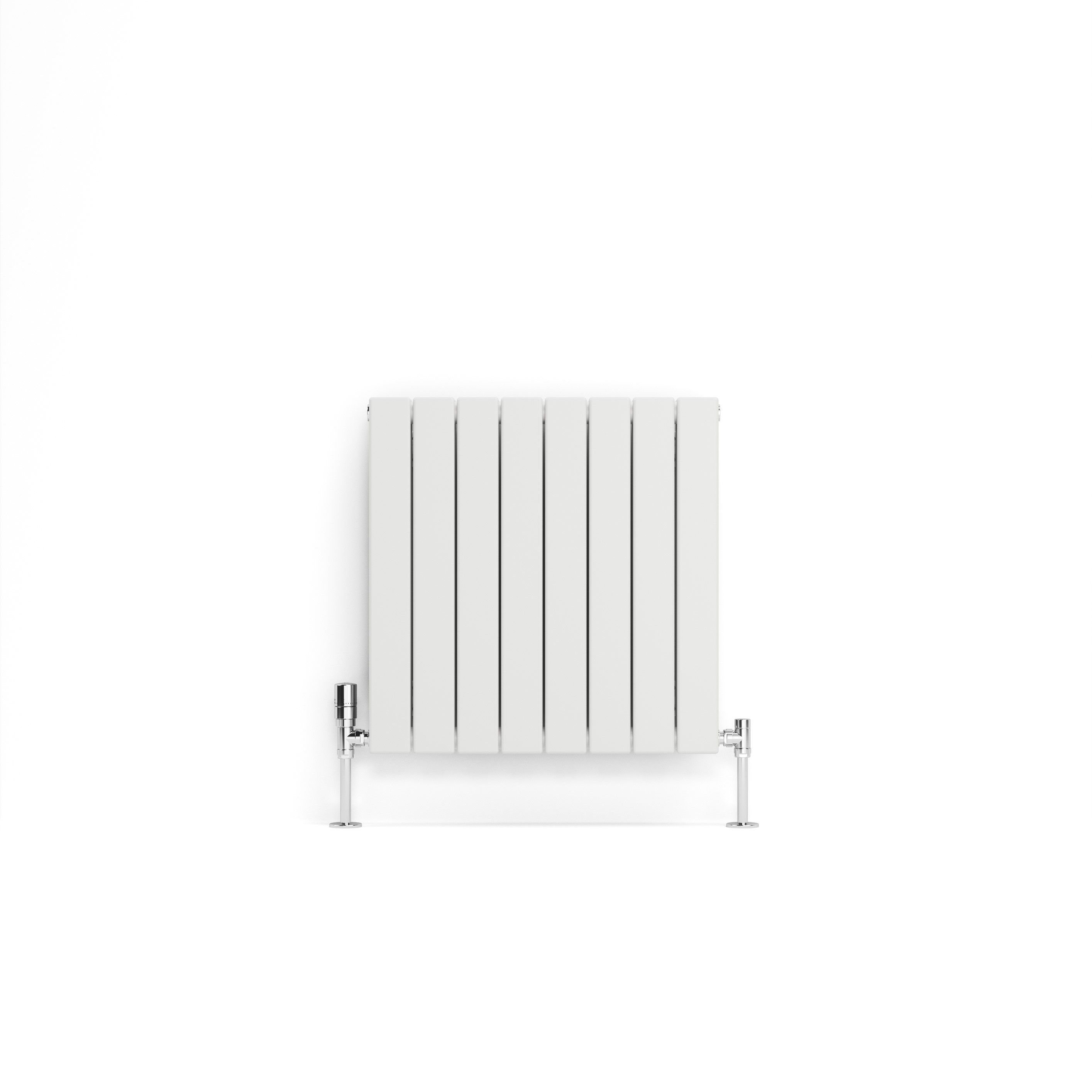 Terma Forte White Hydronic Horizontal or vertical Designer 2111BTU Radiator, (W)588mm x (H)600mm
