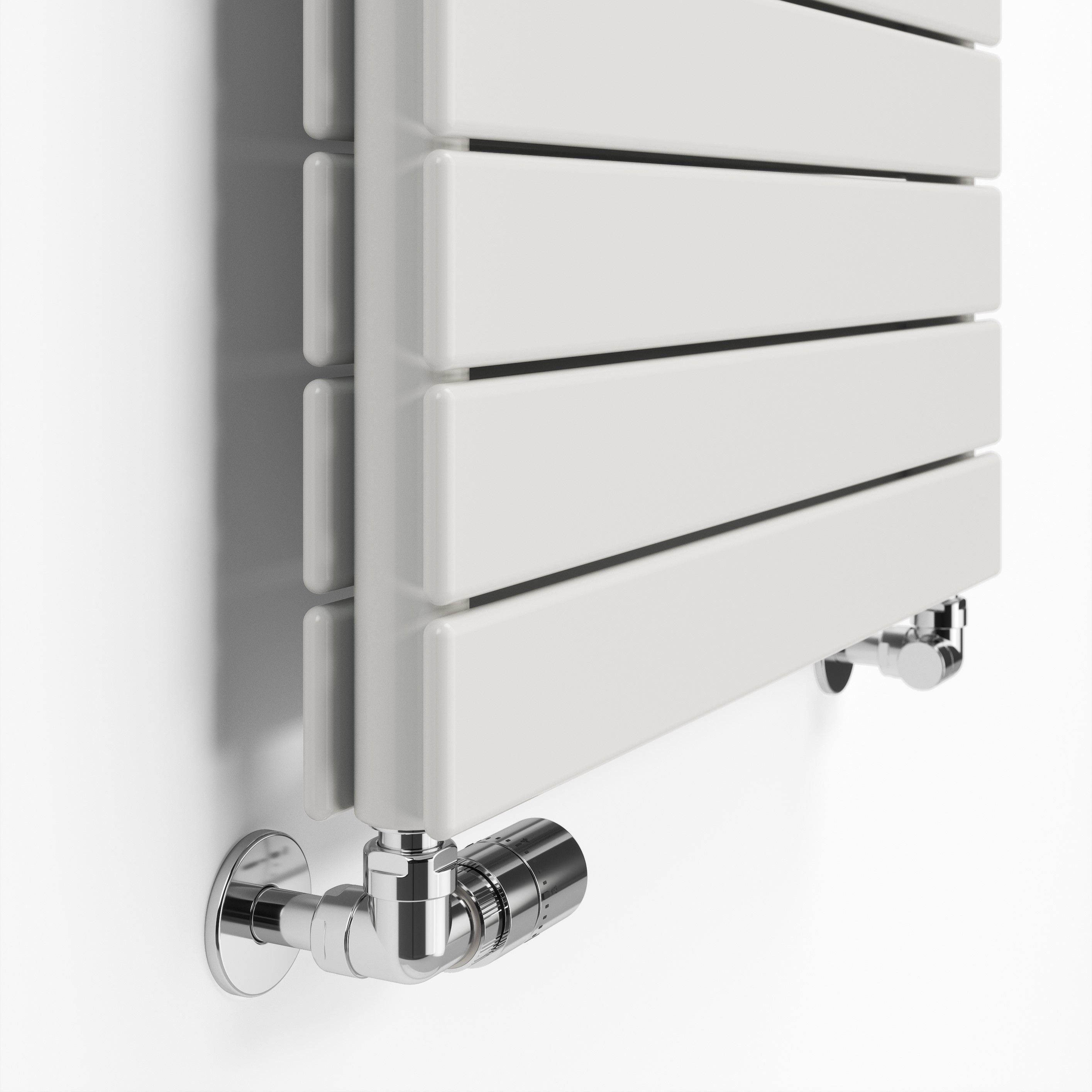 Terma Forte White Hydronic Horizontal or vertical Designer 2111BTU Radiator, (W)588mm x (H)600mm