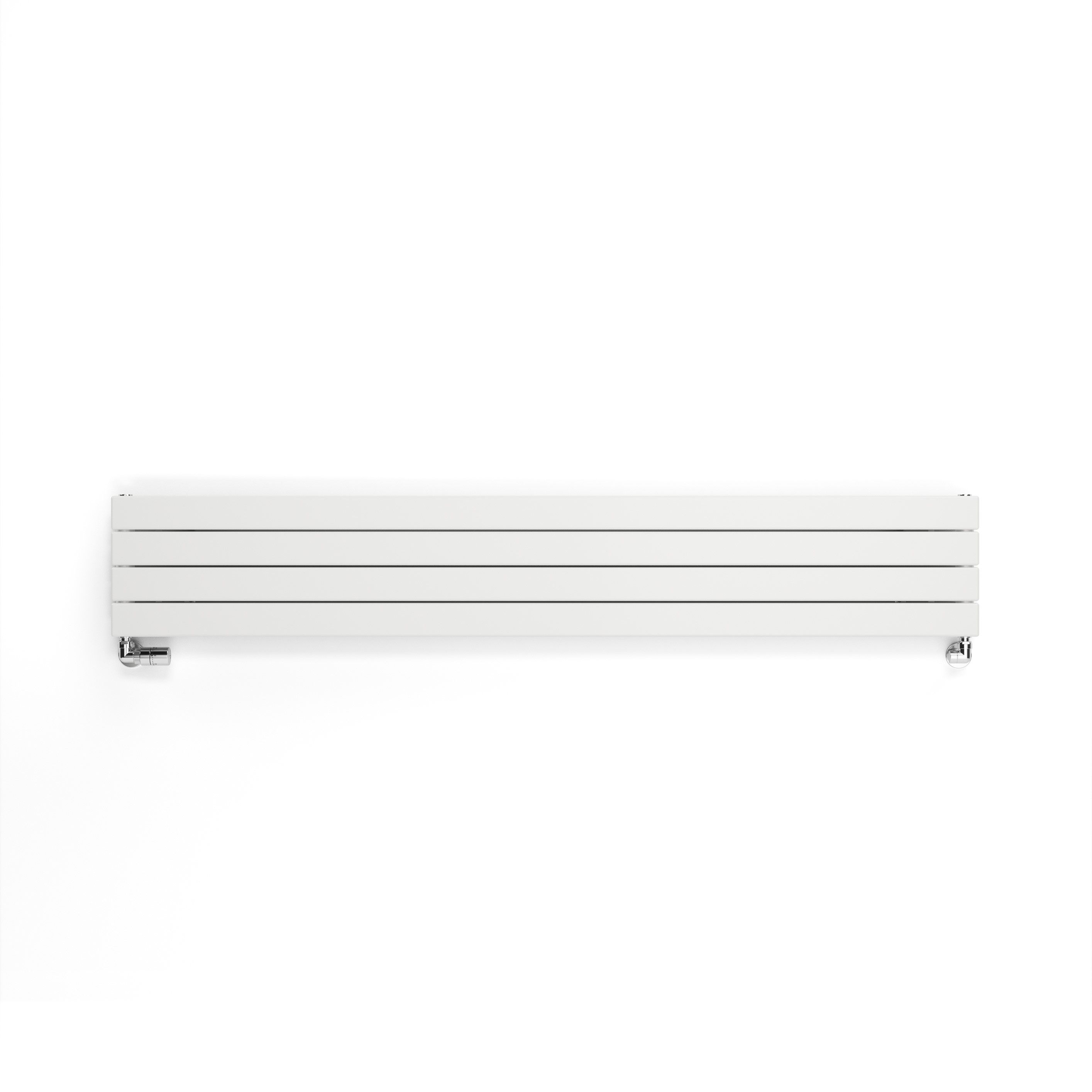 Terma Forte White Hydronic Horizontal or vertical Designer 2776BTU Radiator, (W)292mm x (H)1800mm
