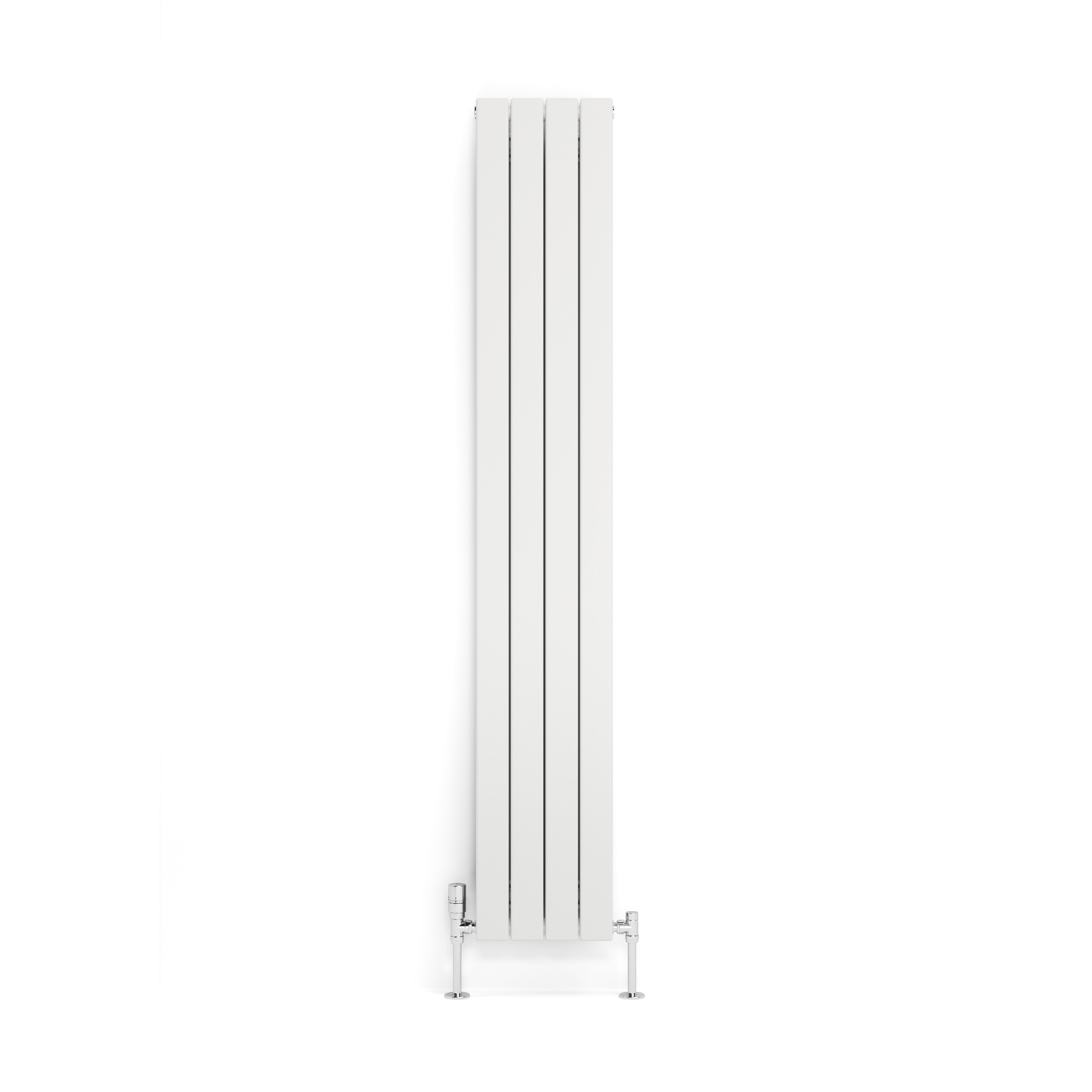 Terma Forte White Hydronic Horizontal or vertical Designer 2776BTU Radiator, (W)292mm x (H)1800mm