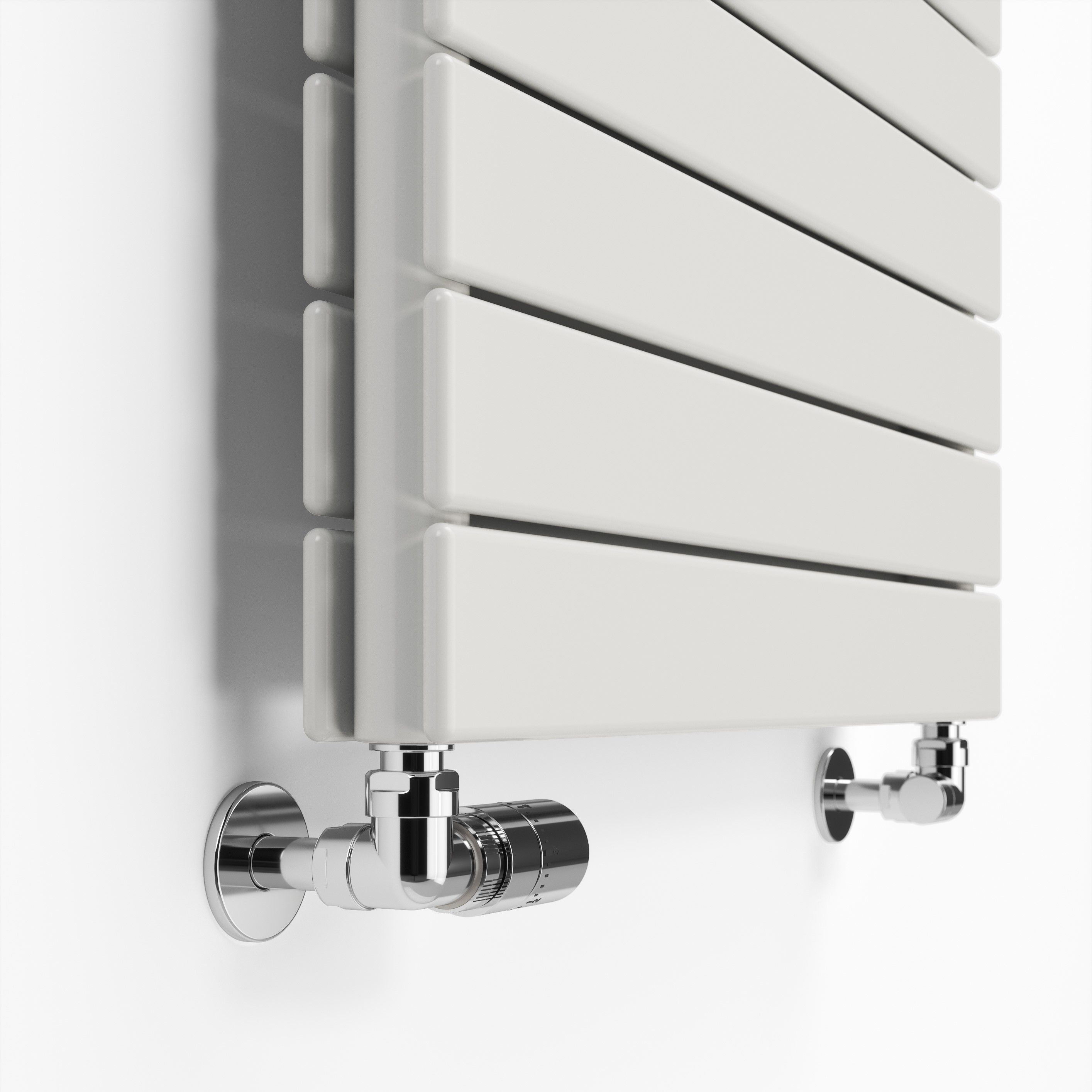 Terma Forte White Hydronic Horizontal or vertical Designer 2905BTU Radiator, (W)810mm x (H)600mm