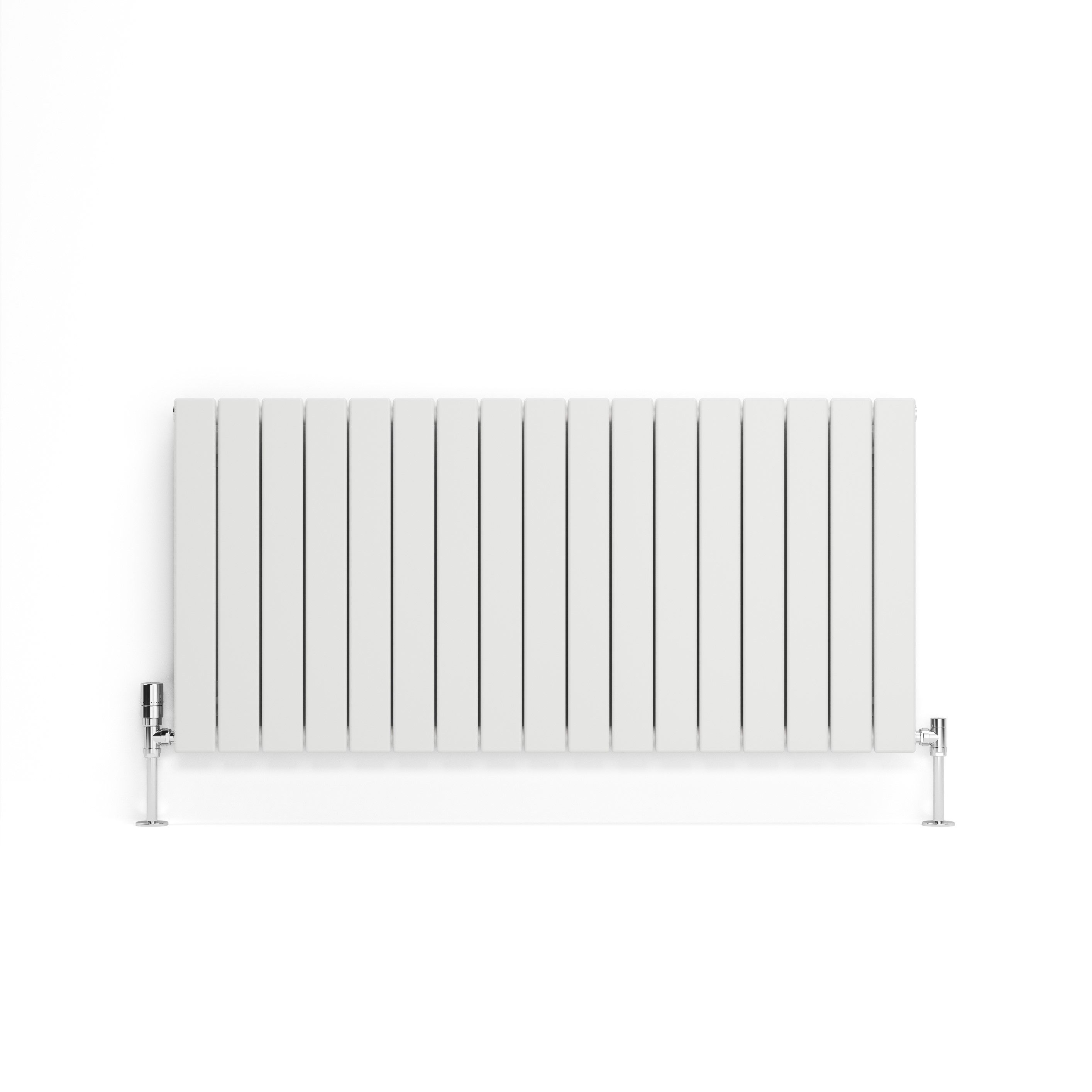 Terma Forte White Hydronic Horizontal or vertical Designer 2939BTU Radiator, (W)1254mm x (H)600mm