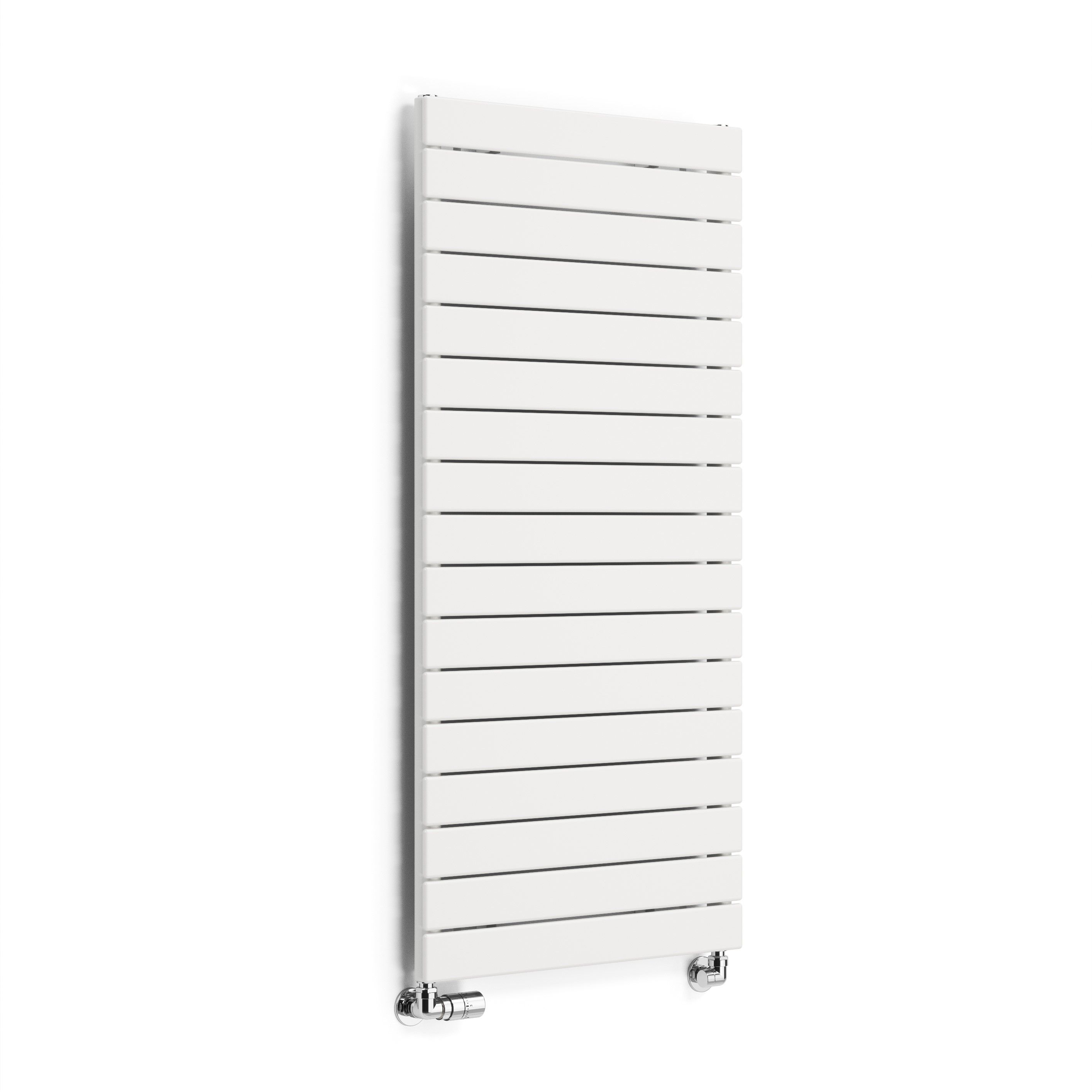Terma Forte White Hydronic Horizontal or vertical Designer 2939BTU Radiator, (W)1254mm x (H)600mm